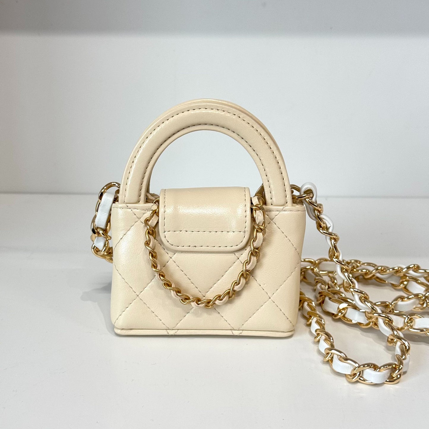 Chanel - Kelly Mini - Leather - Beige