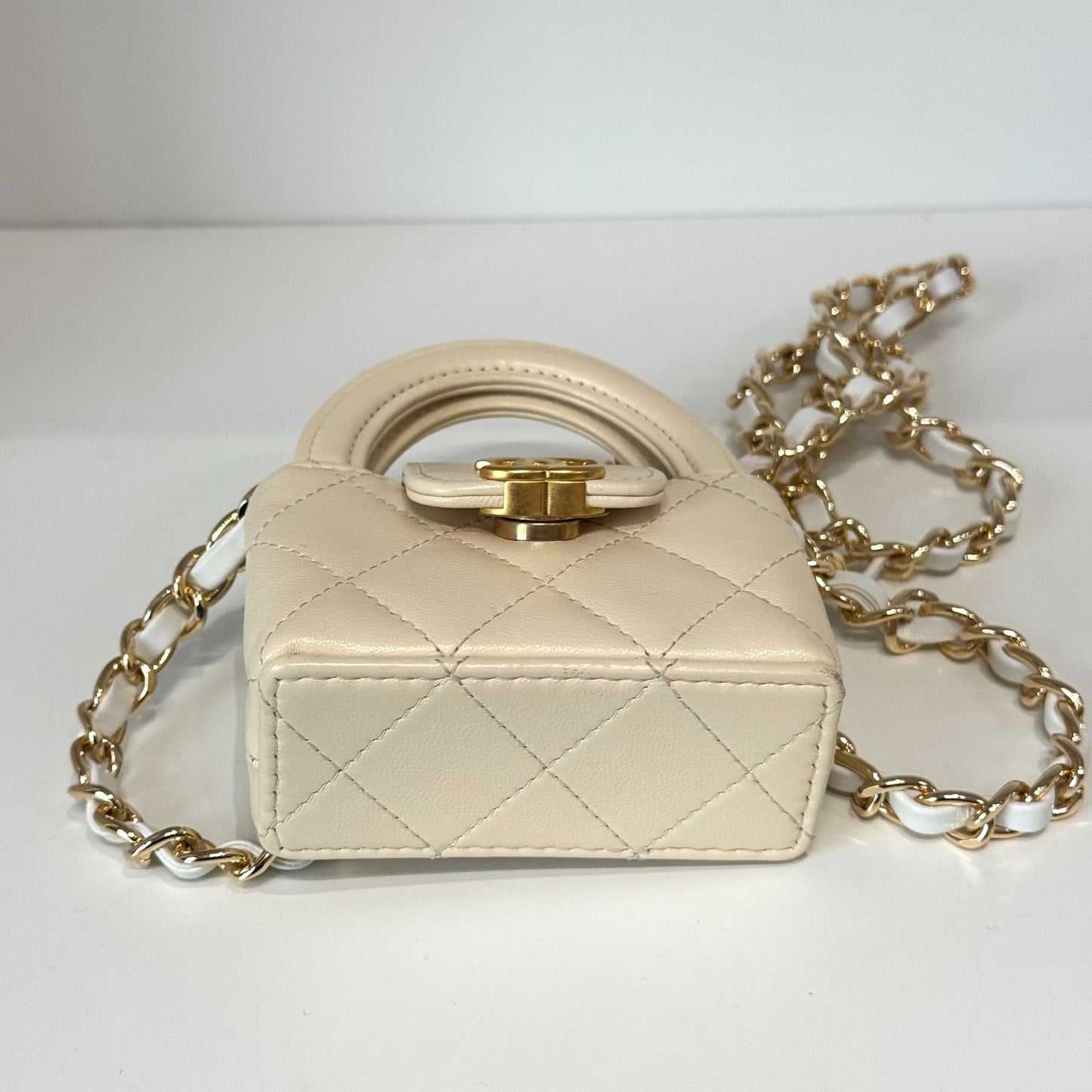 Chanel - Kelly Mini - Leather - Beige