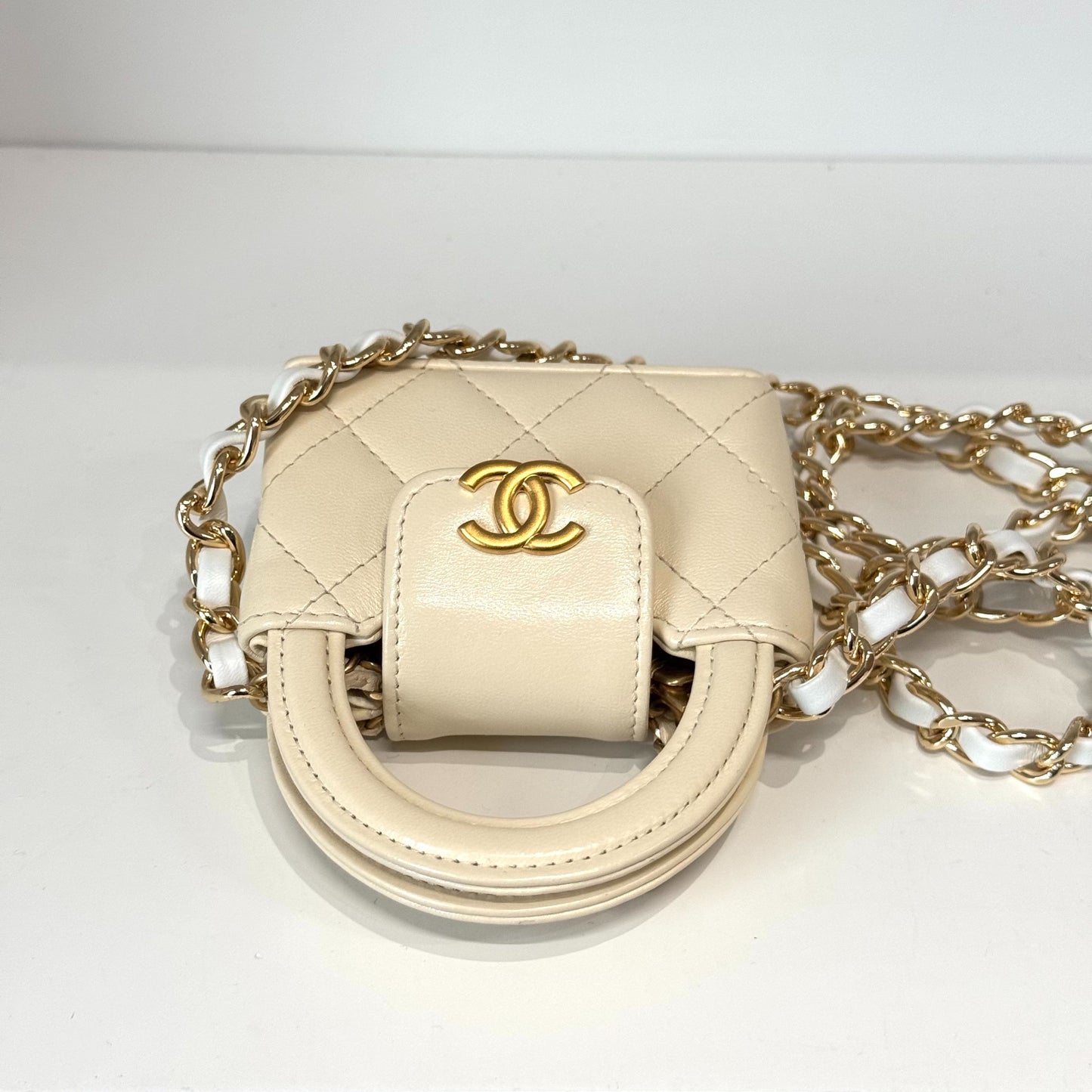 Chanel - Kelly Mini - Leather - Beige