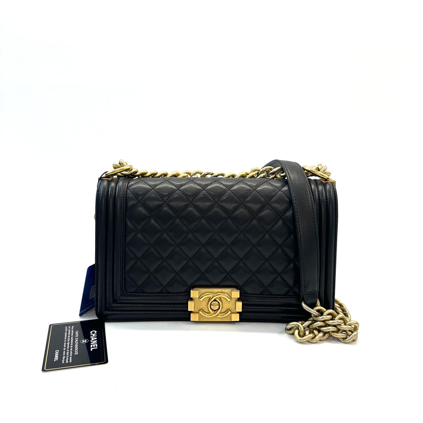 Chanel - Le Boy - Leather - Black