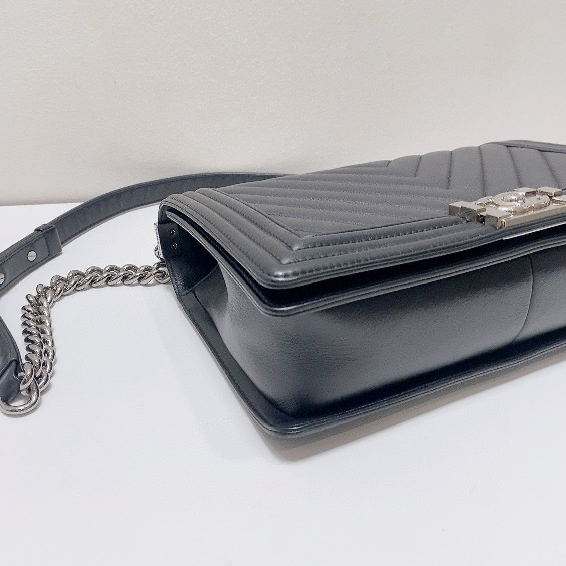 Chanel - Le Boy - Leather - Black