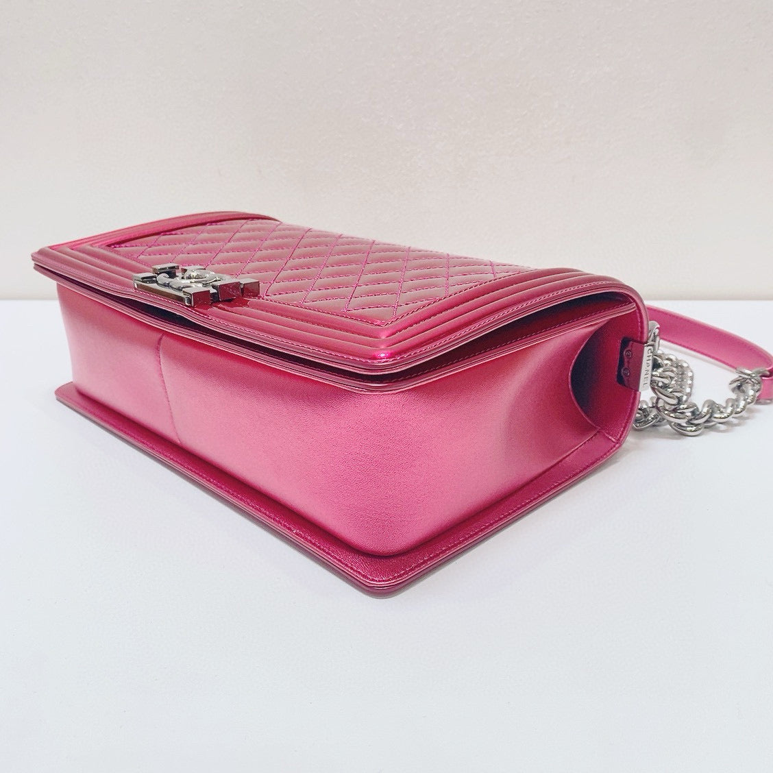 Chanel - Le Boy - Patent leather - Pink