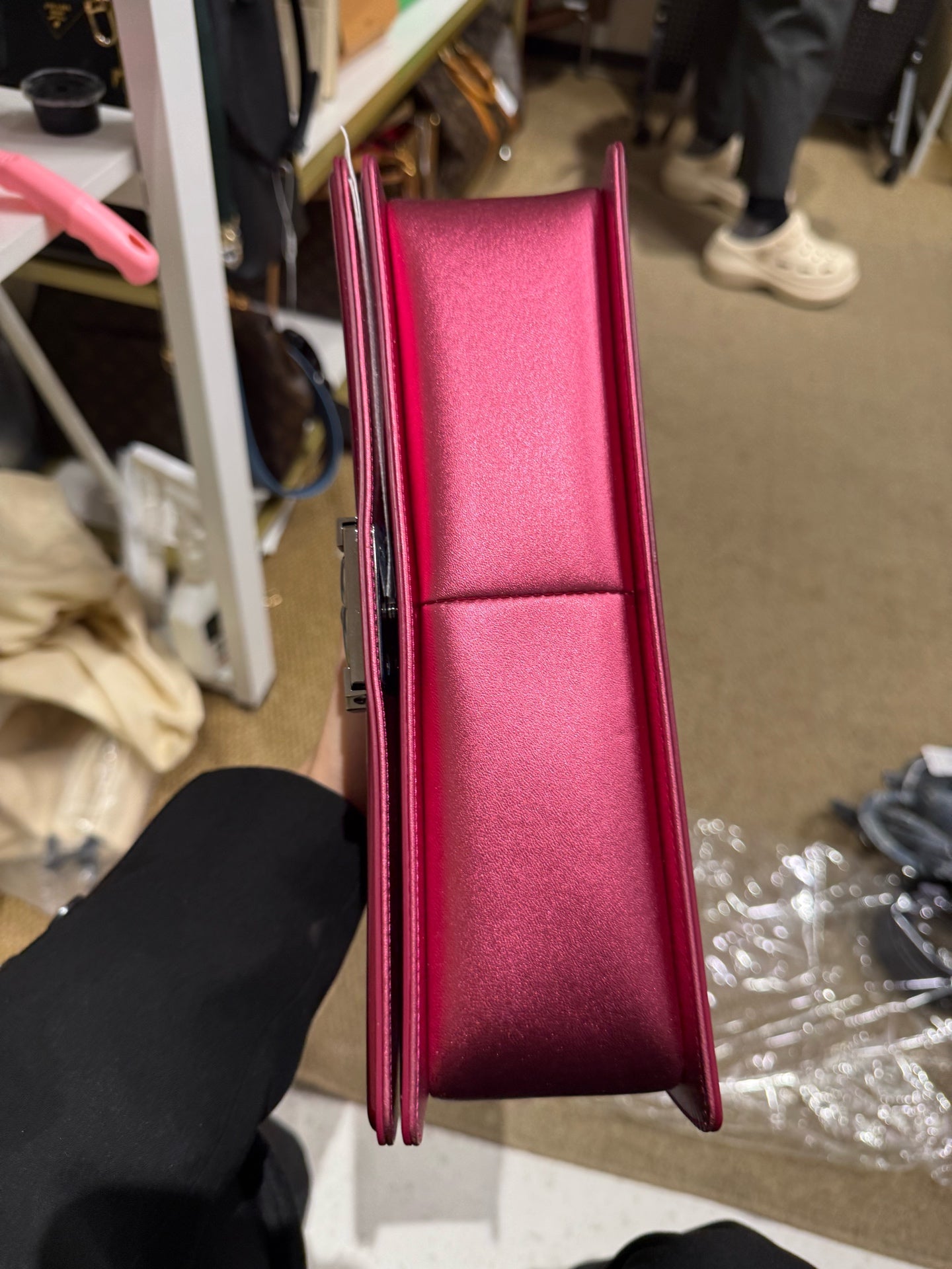 Chanel - Le Boy - Patent leather - Pink