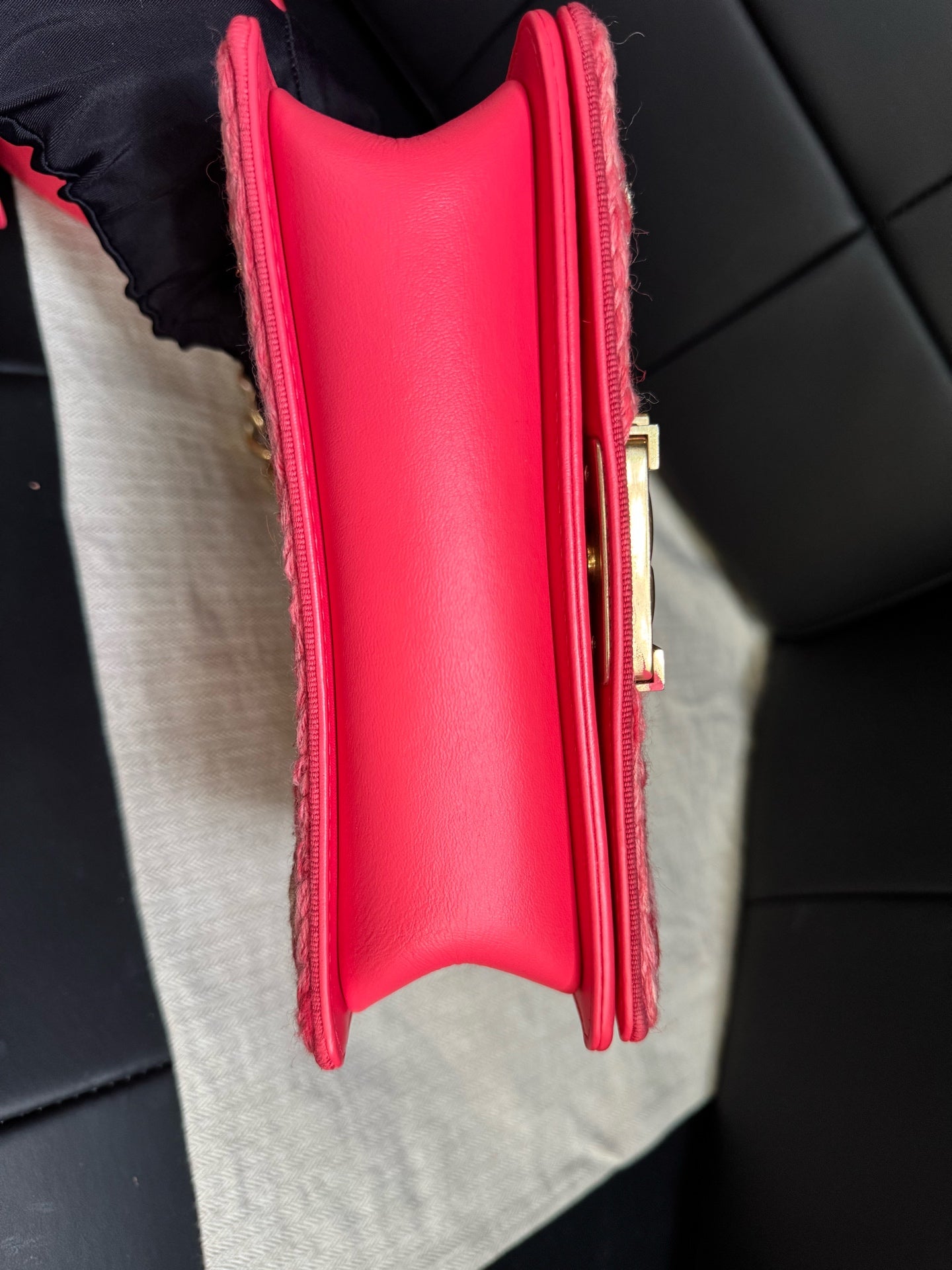 Chanel - Le Boy - Cloth - Pink - (small)
