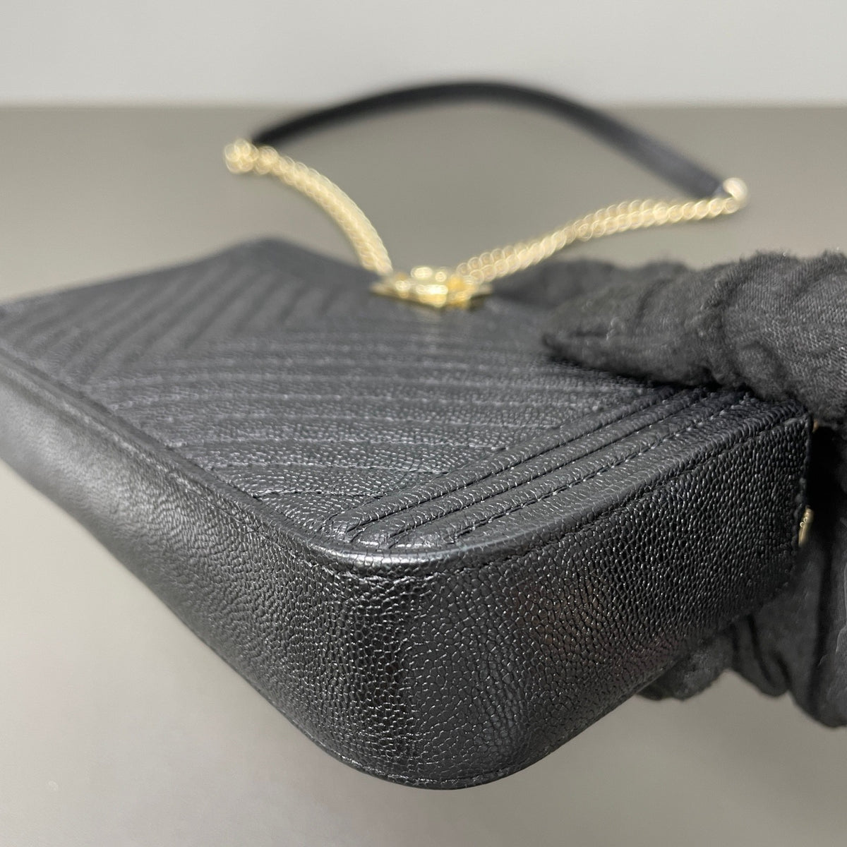 Chanel - Le Boy Clutch with Chain - Leather - Black - (Small)