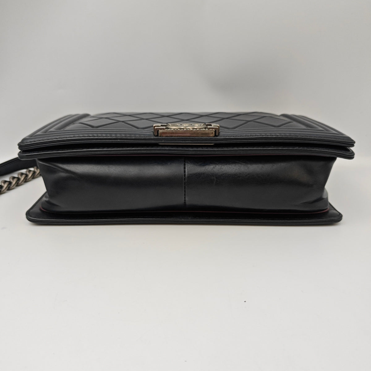 Chanel - Le Boy Large - Leather - Black - (Large)