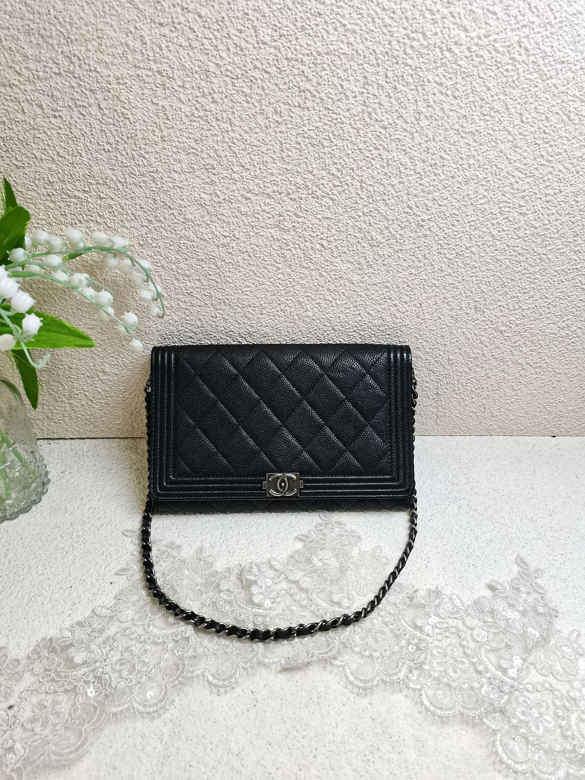 Chanel - Le Boy - Leather - Black