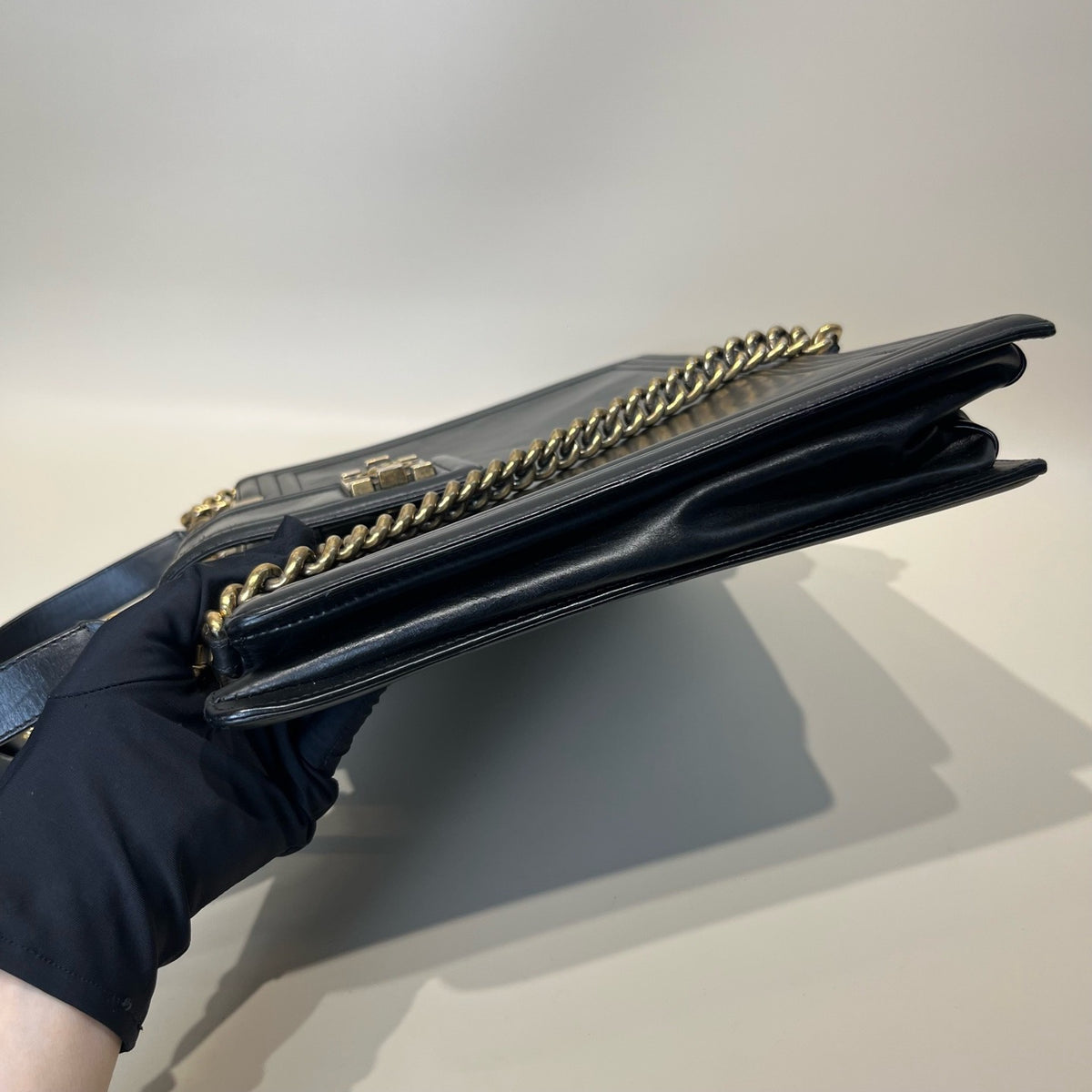 Chanel - Le Boy - Leather - Black
