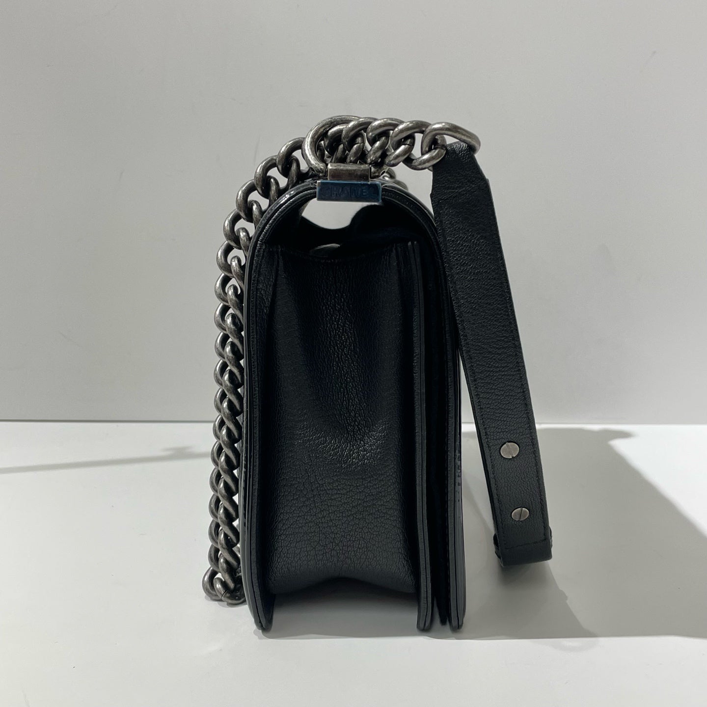Chanel - Le Boy - Leather - Black - (Large)
