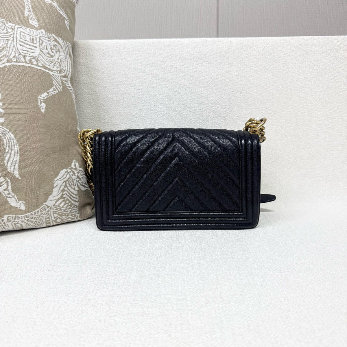 Chanel - Le Boy - Leather - Black - (medium)