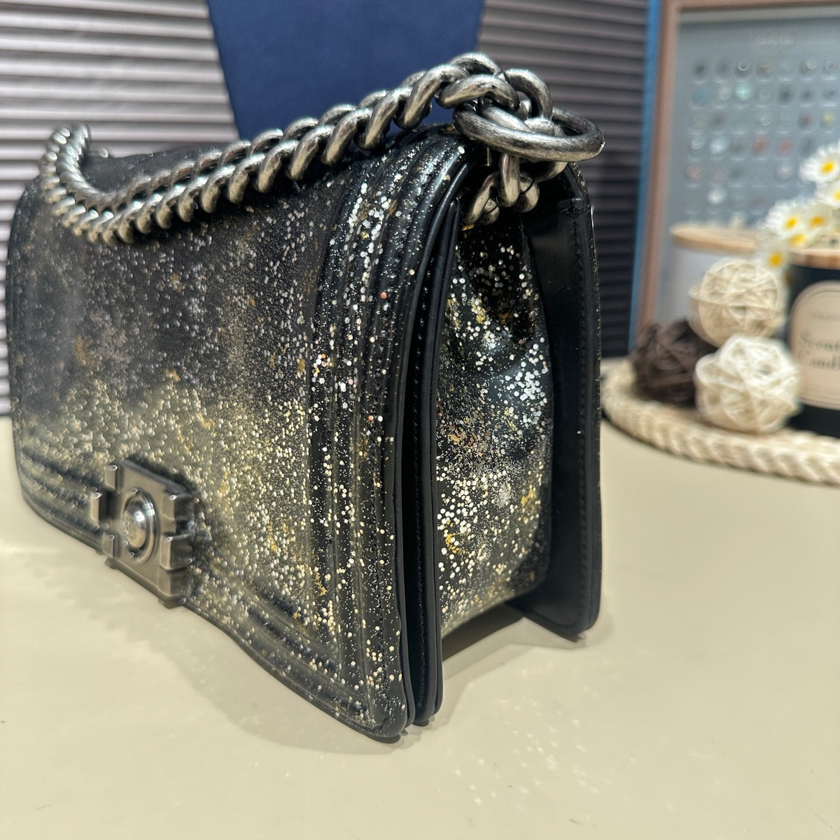 Chanel - Le Boy - Leather - Black - (medium)