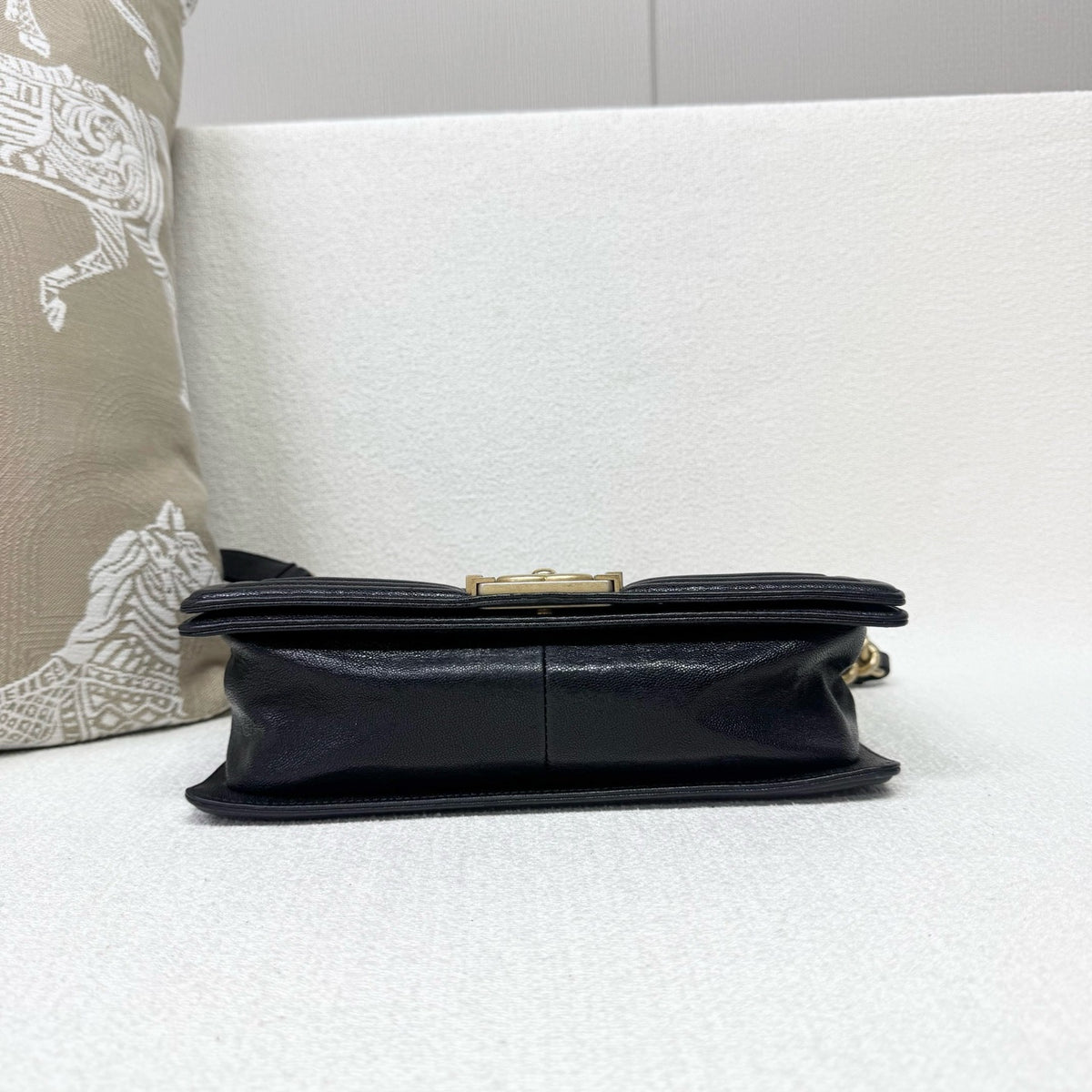 Chanel - Le Boy - Leather - Black - (medium)