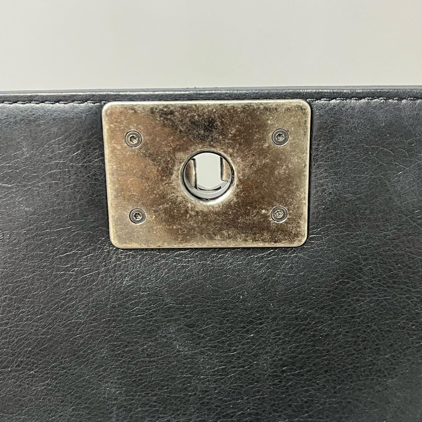 Chanel - Le Boy - Leather - Black - (Medium)