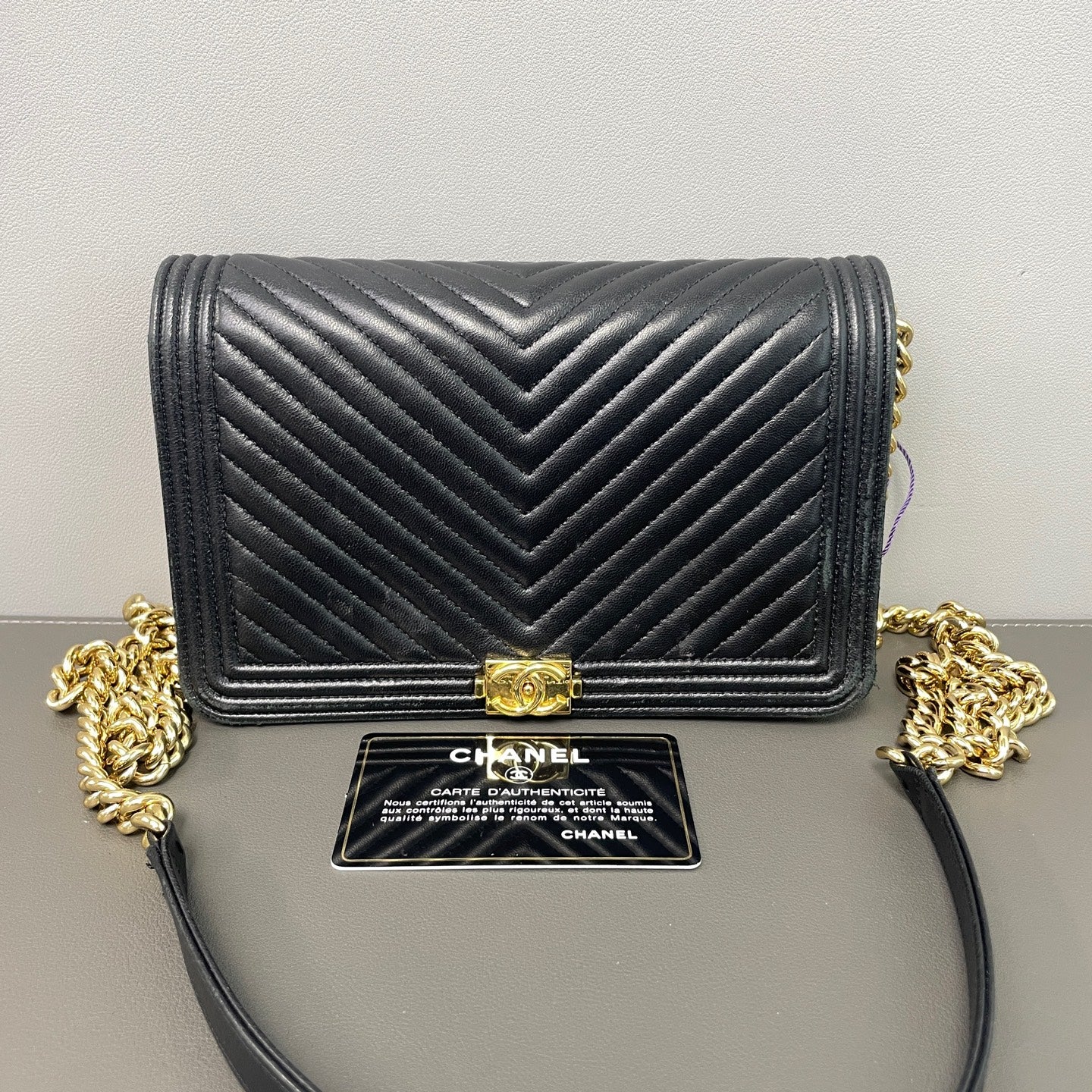 Chanel - Le Boy - Leather - Black - (mini)