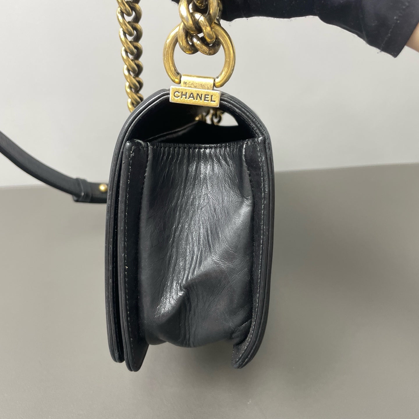 Chanel - Le Boy - Leather - Black - (mini)