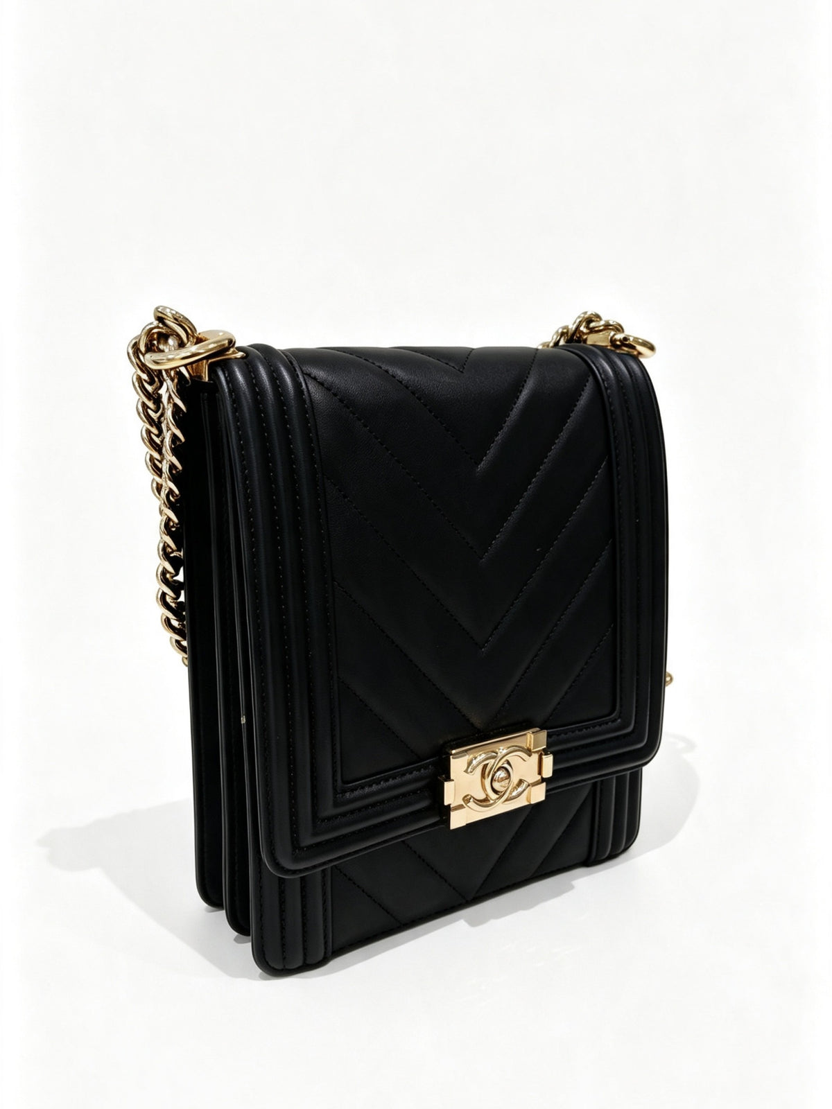 Chanel - Le Boy - Leather - Black - (mini)