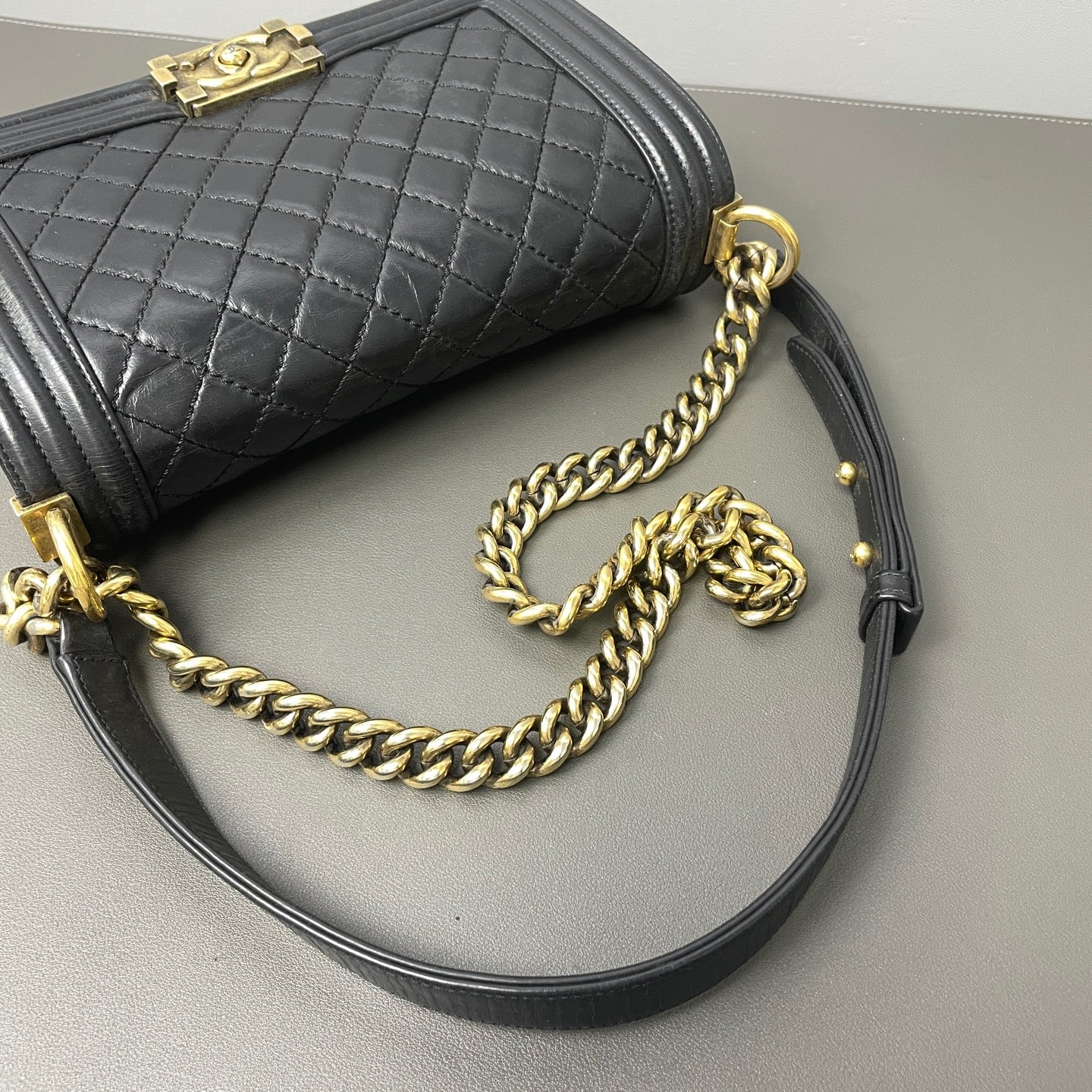 Chanel - Le Boy - Leather - Black - (mini)