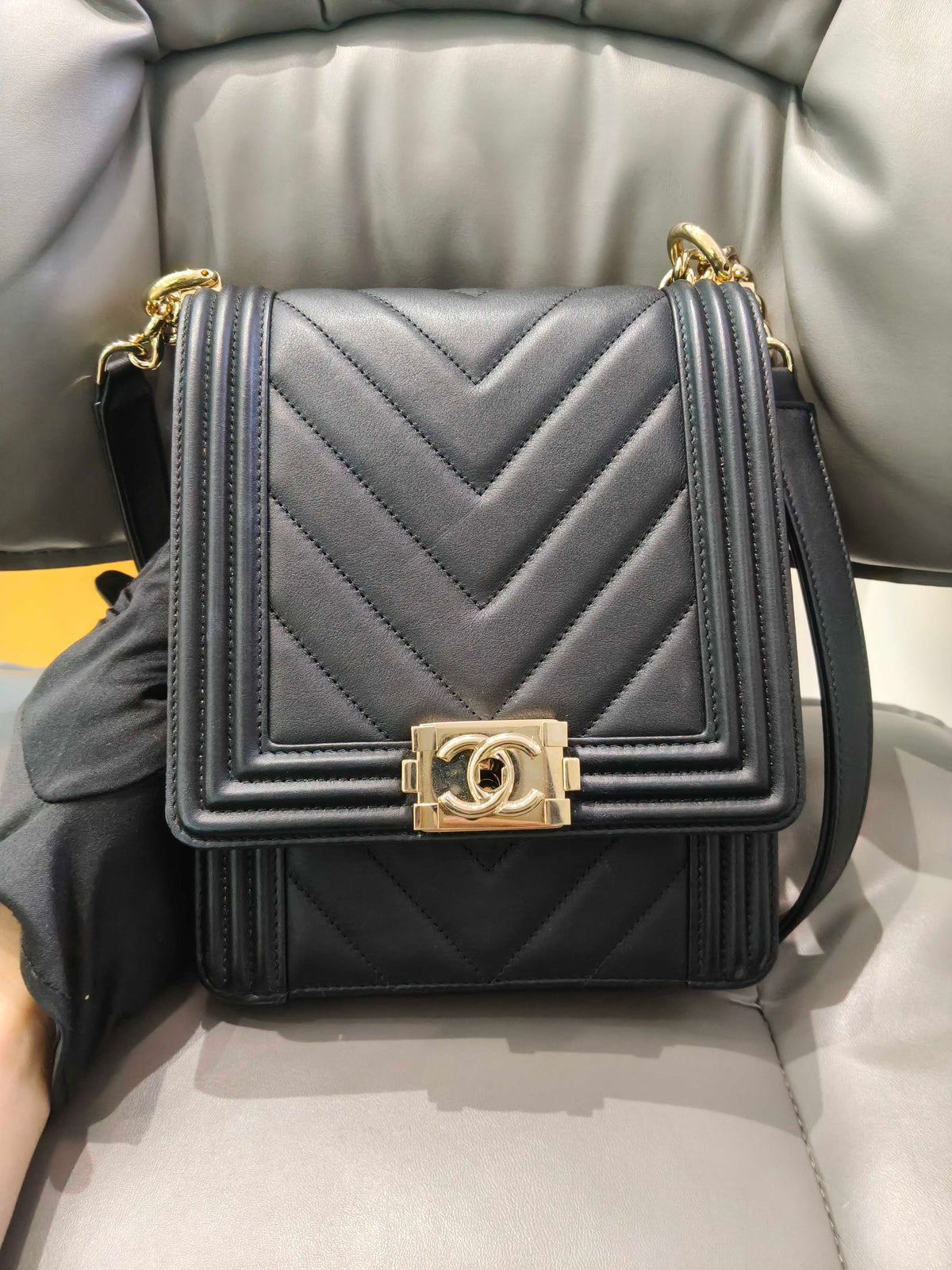 Chanel - Le Boy - Leather - Black - (mini)