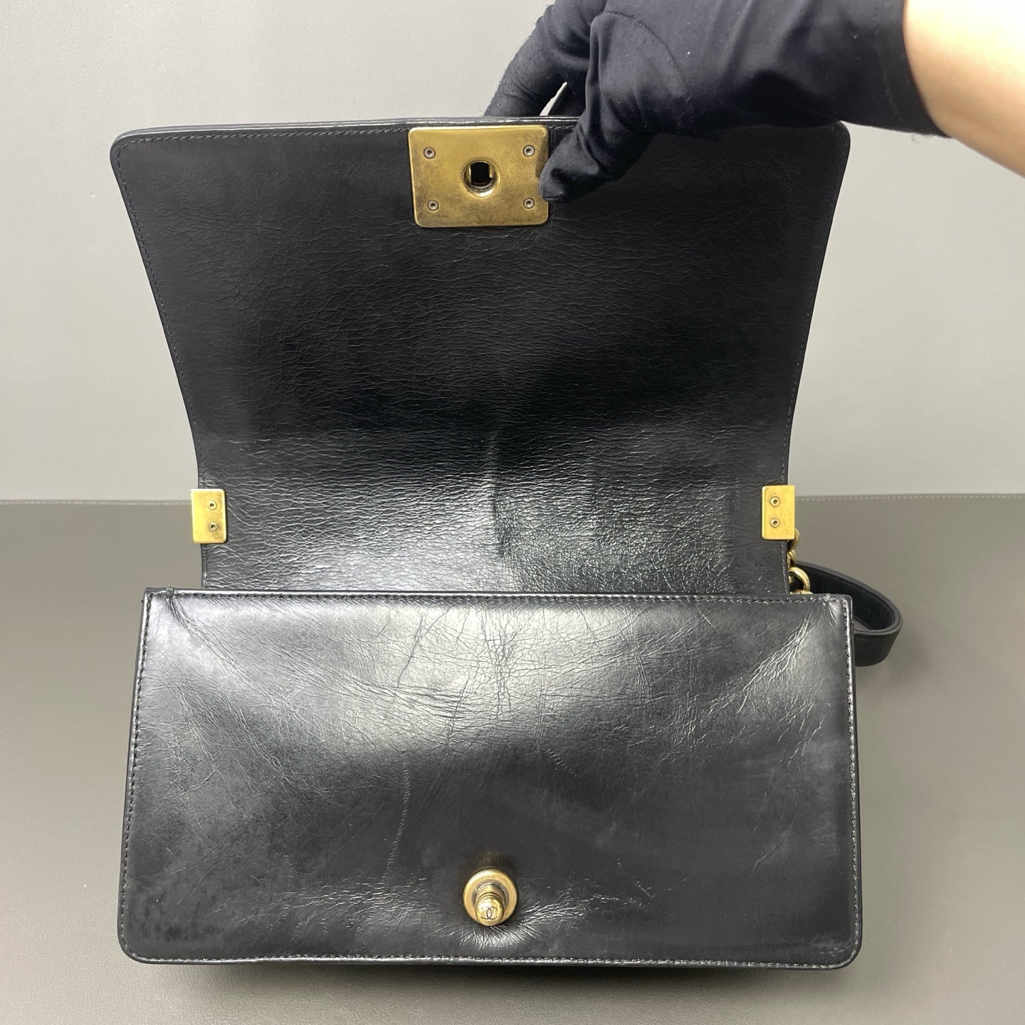 Chanel - Le Boy - Leather - Black - (mini)