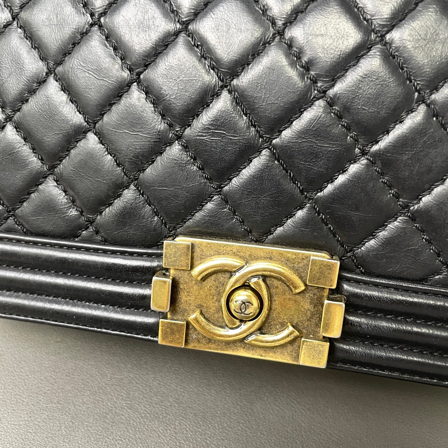 Chanel - Le Boy - Leather - Black - (mini)