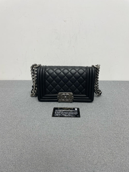 Chanel - Le Boy - Leather - Black - (small)
