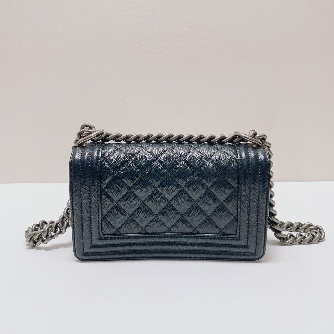 Chanel - Le Boy - Leather - Black - (small)