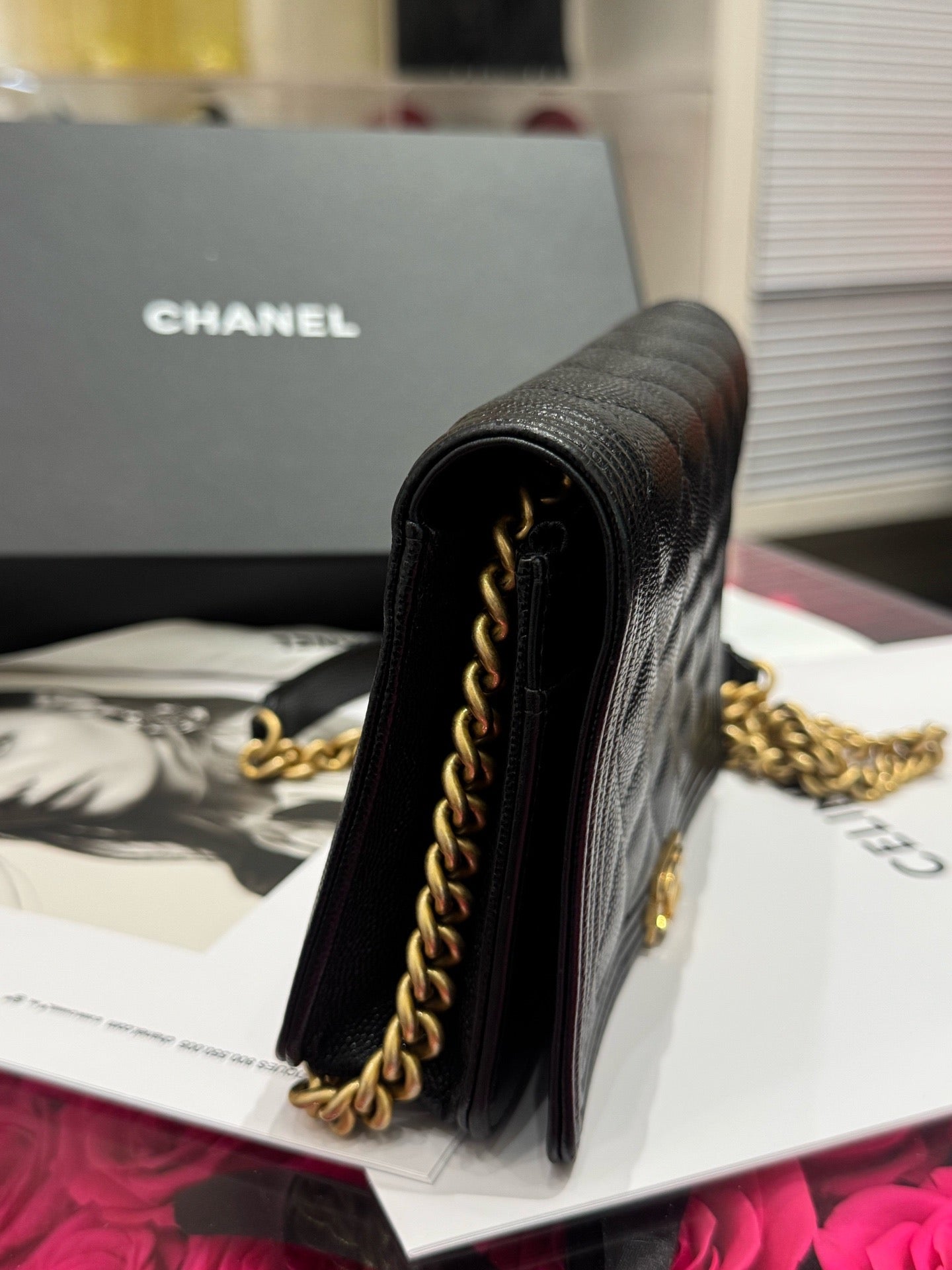 Chanel - Le Boy - Leather - Black - (Small)