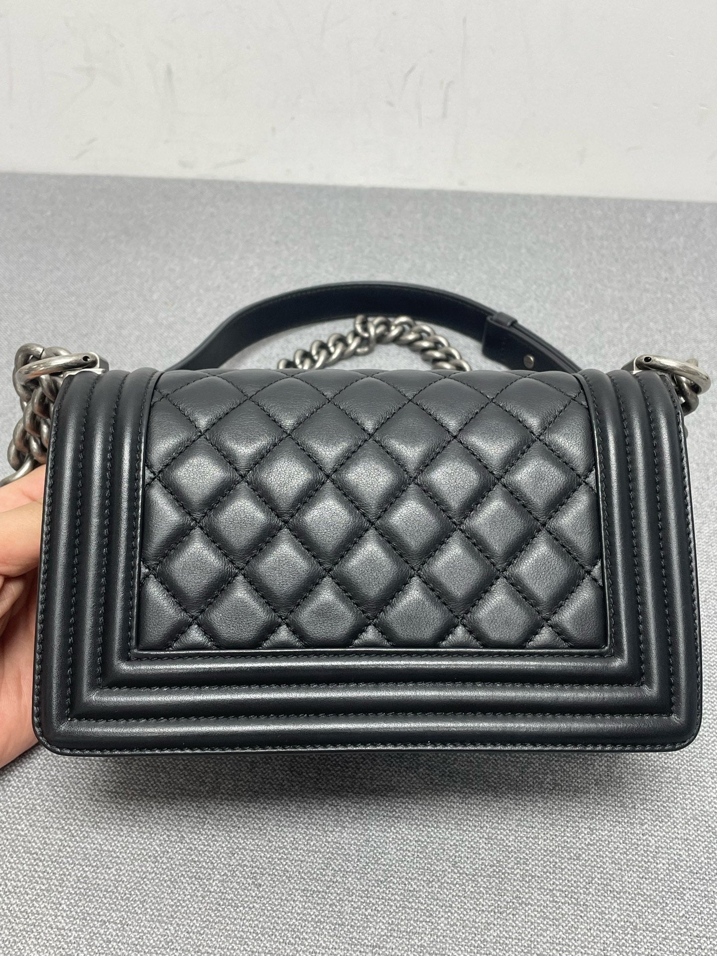Chanel - Le Boy - Leather - Black - (small)