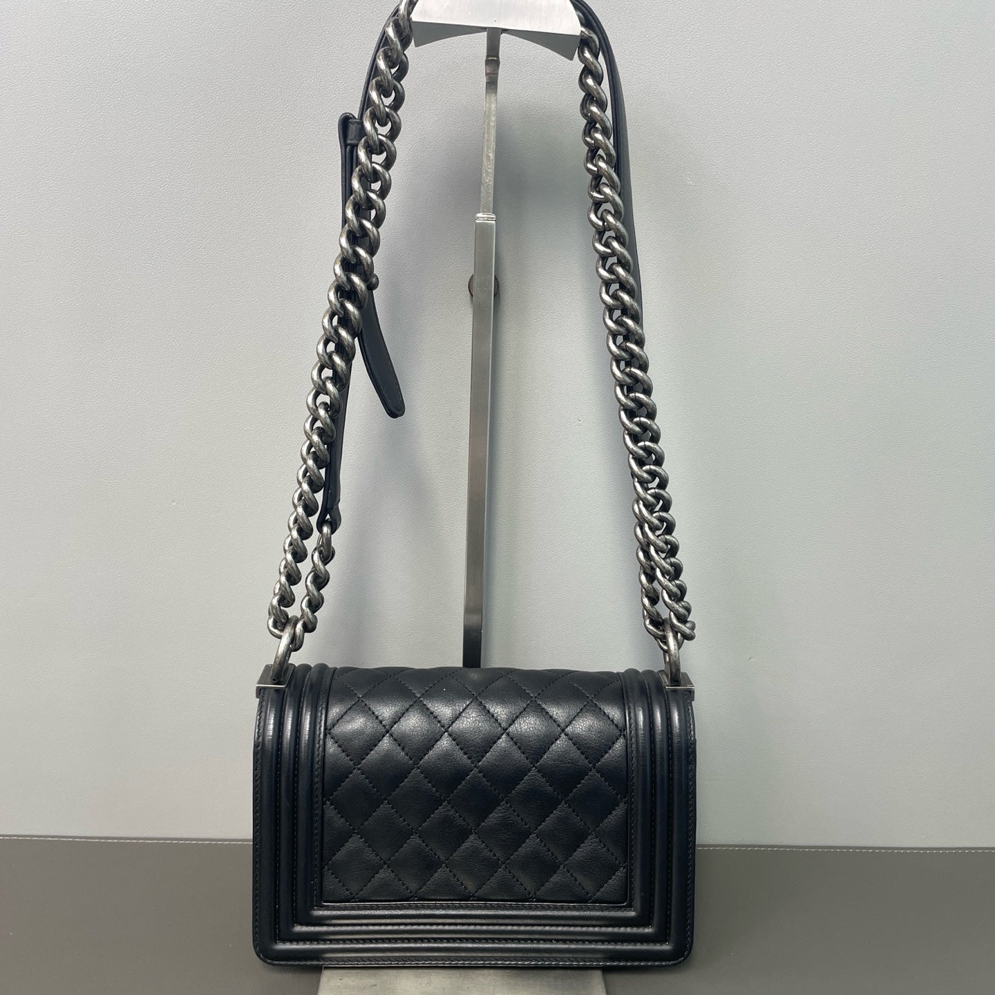Chanel - Le Boy - Leather - Black - (small)