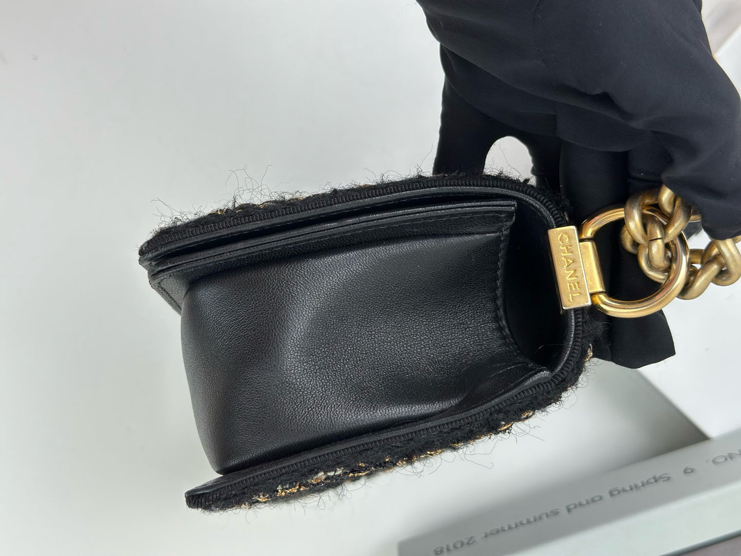Chanel - Le Boy - Leather - Black - (small)