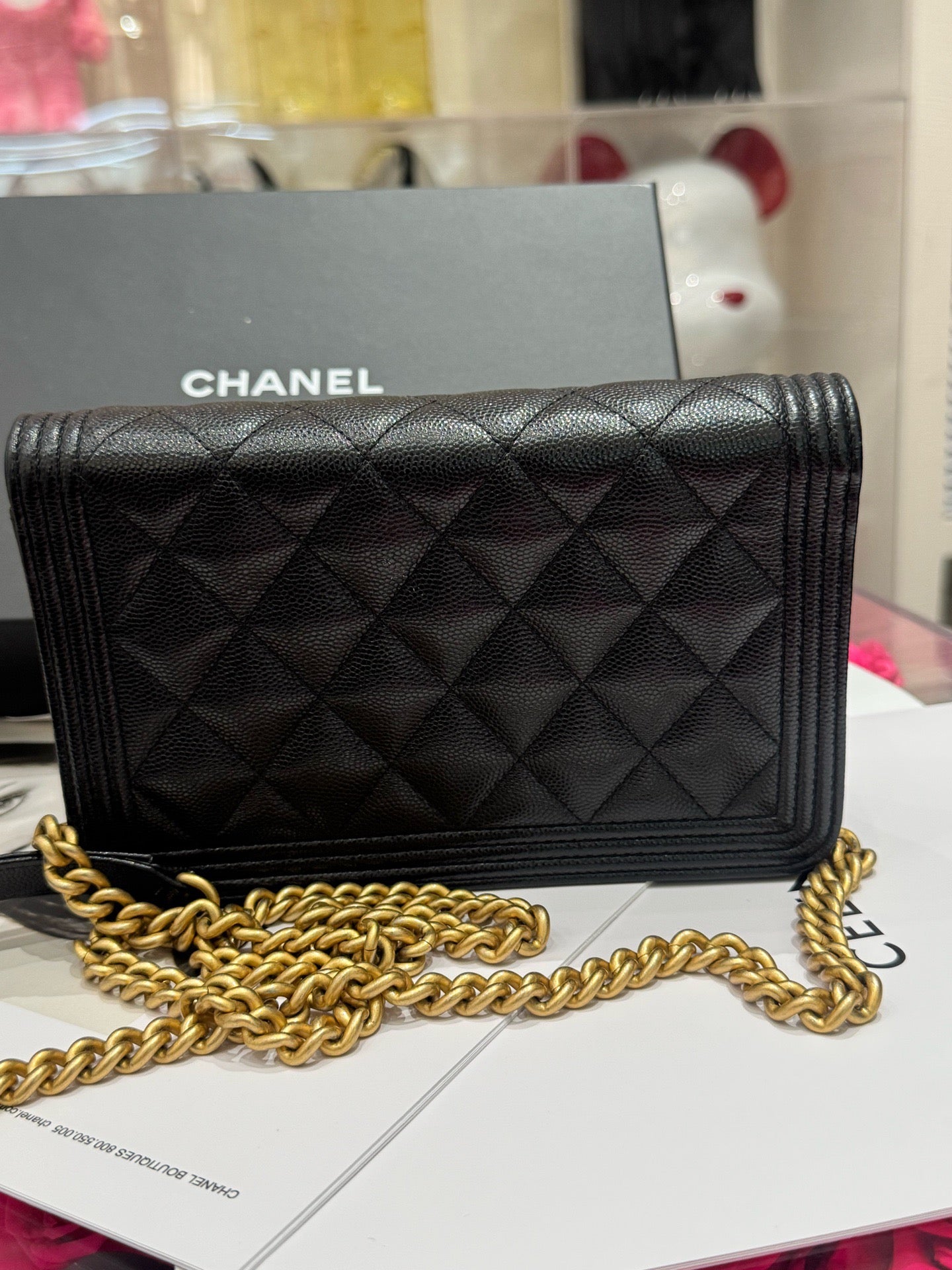 Chanel - Le Boy - Leather - Black - (Small)