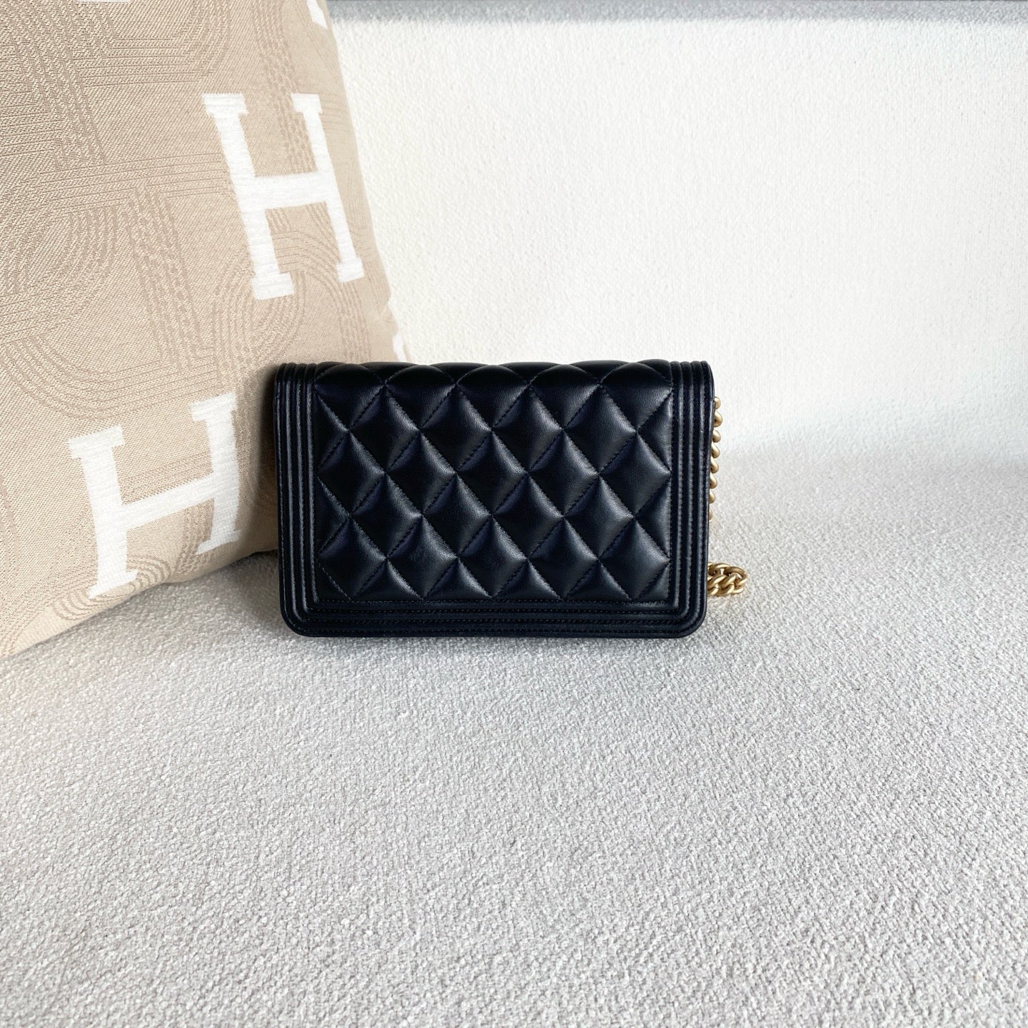 Chanel - Le Boy - Leather - Black - (Small)