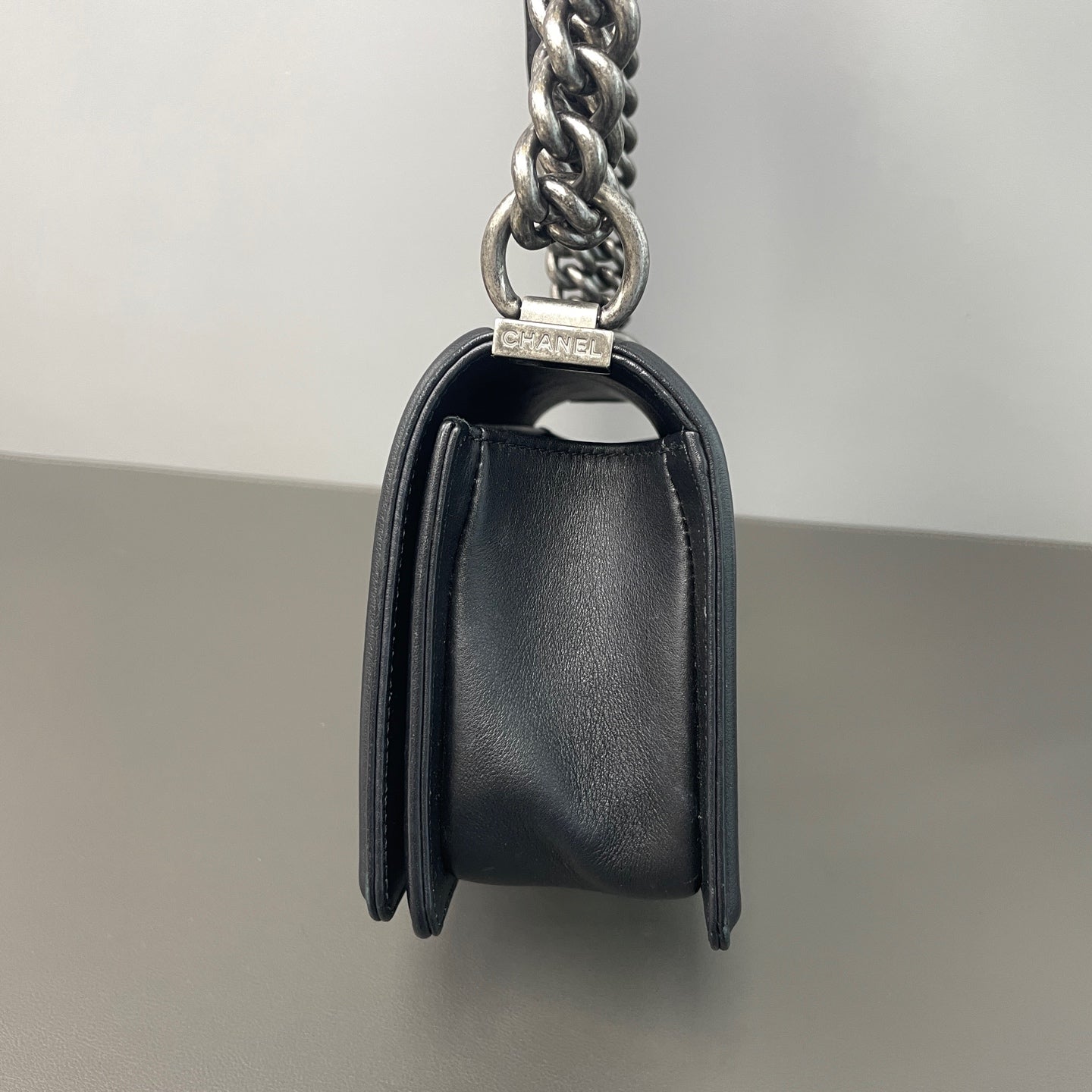 Chanel - Le Boy - Leather - Black - (small)