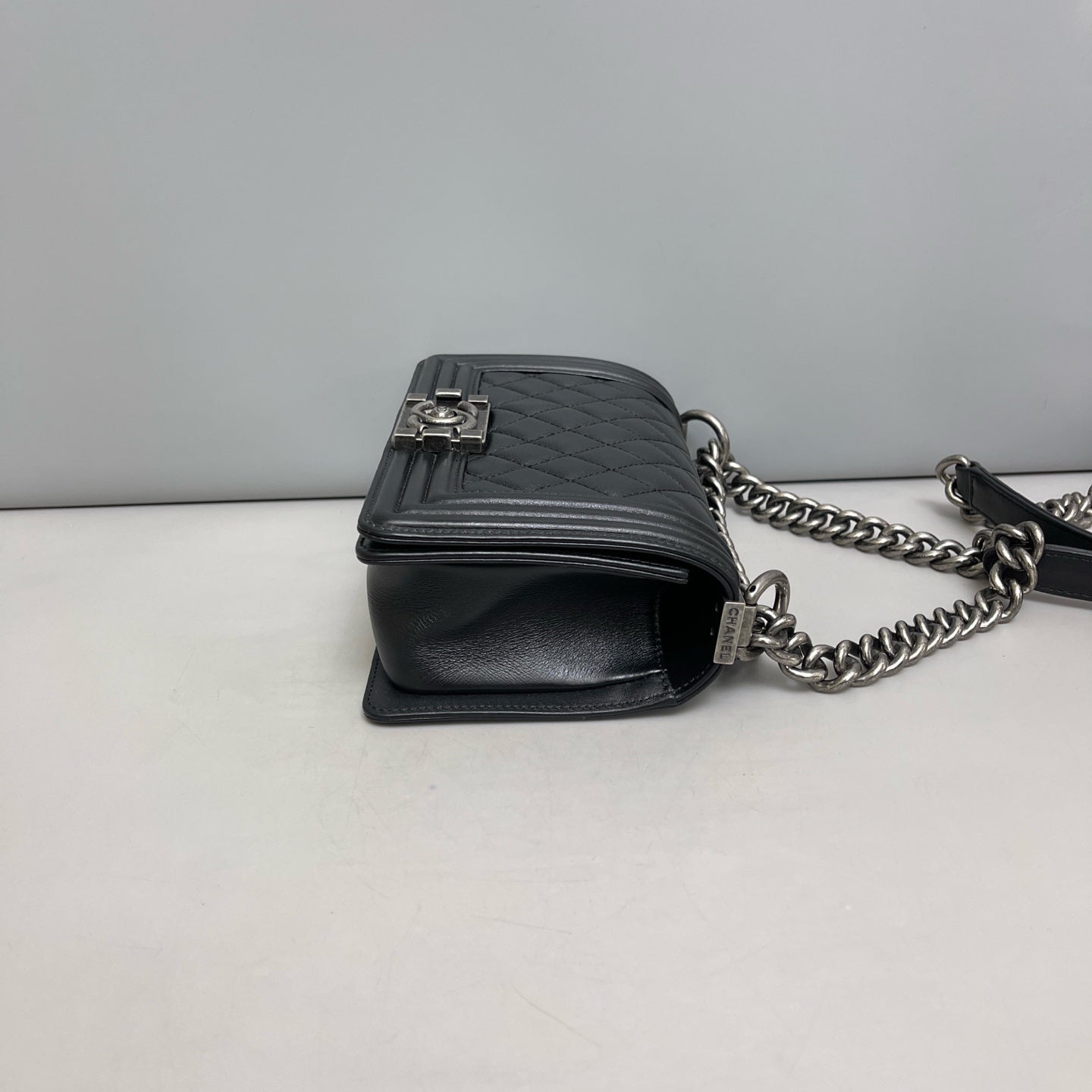 Chanel - Le Boy - Leather - Black - (small)
