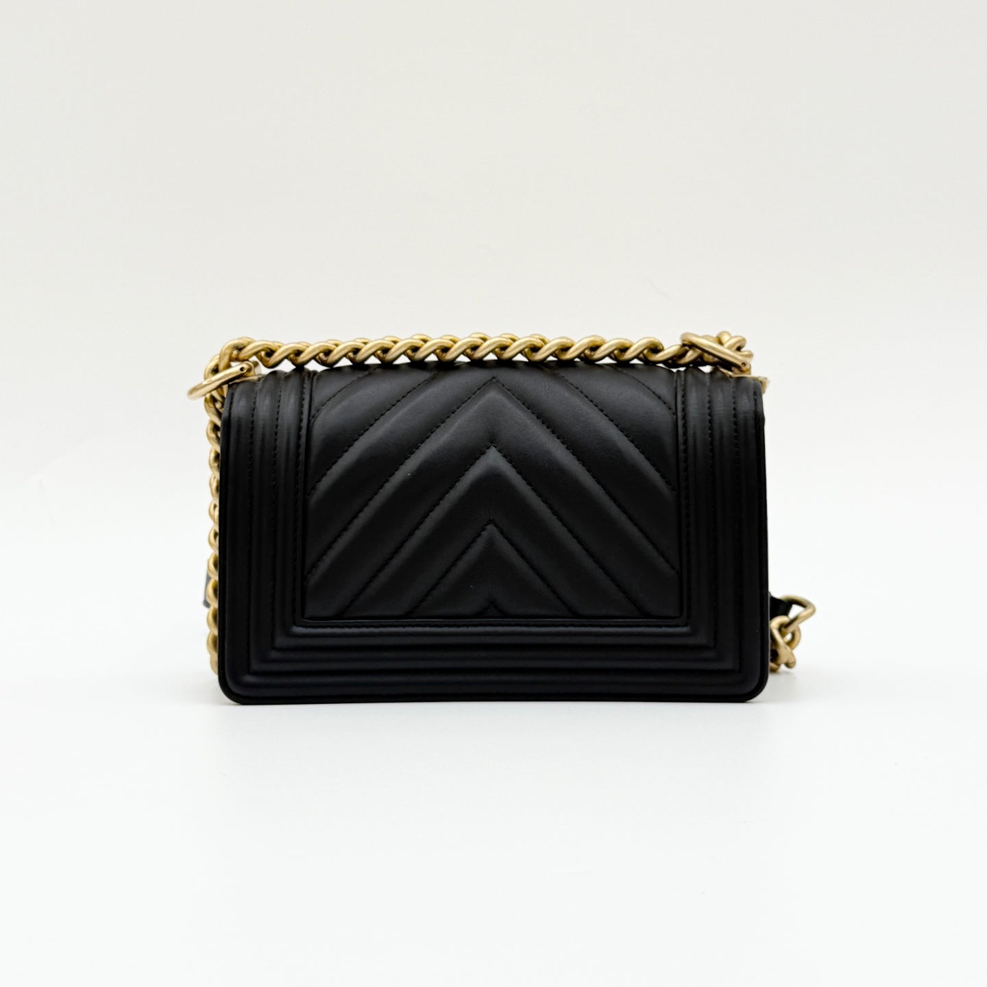 Chanel - Le Boy - Leather - Black - (small)