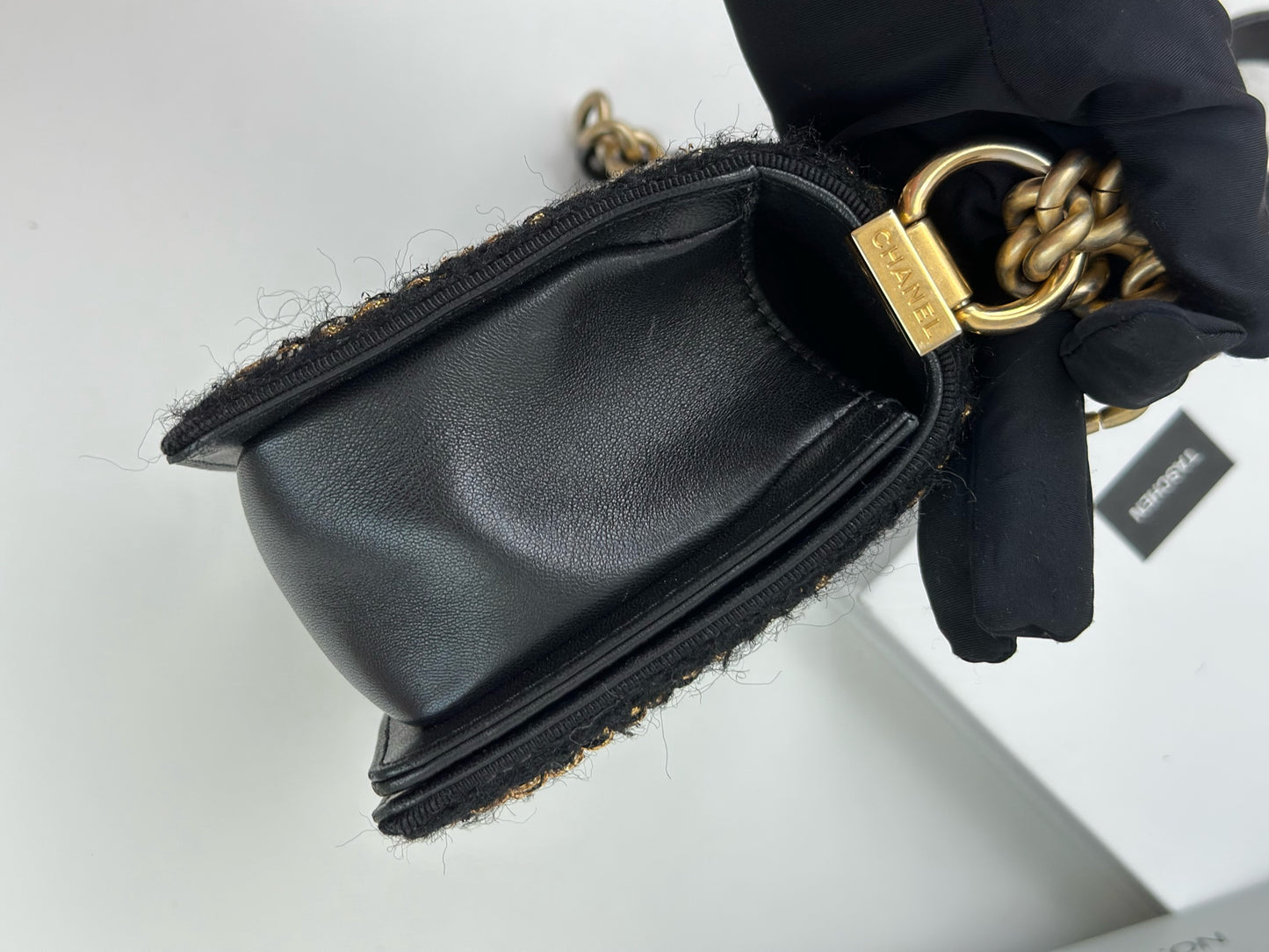 Chanel - Le Boy - Leather - Black - (small)