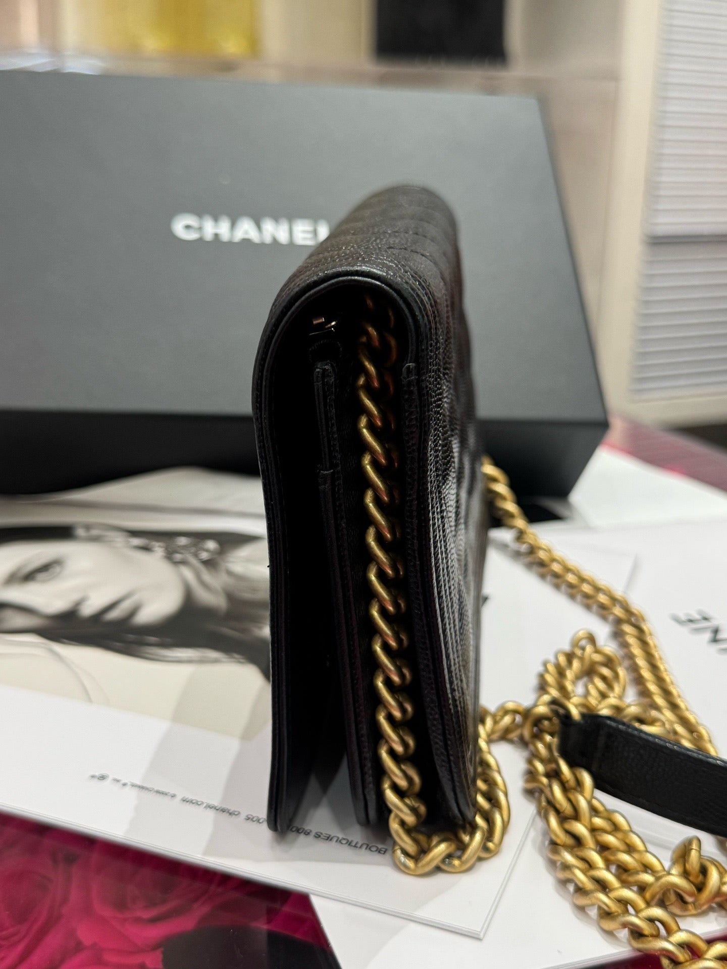 Chanel - Le Boy - Leather - Black - (Small)