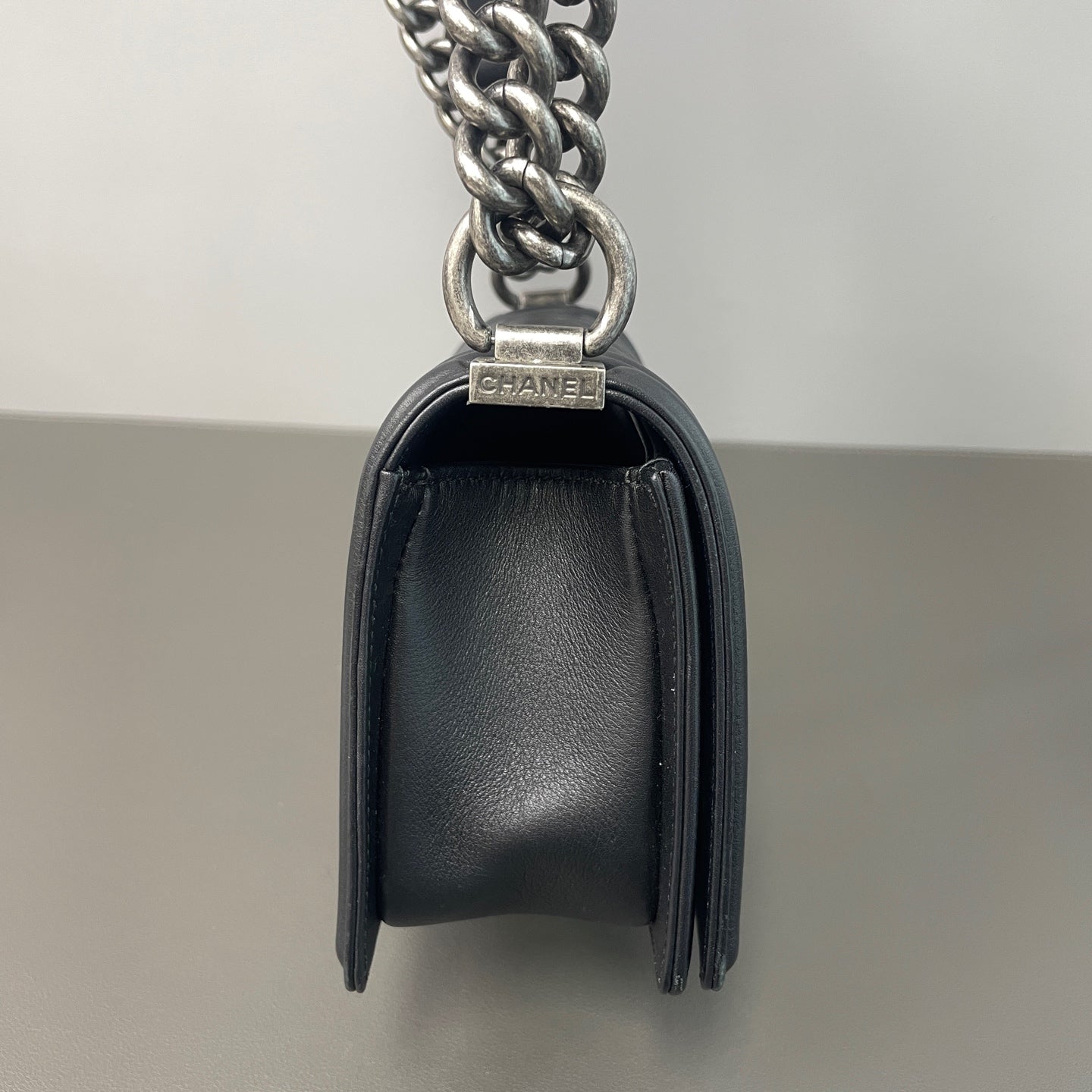 Chanel - Le Boy - Leather - Black - (small)
