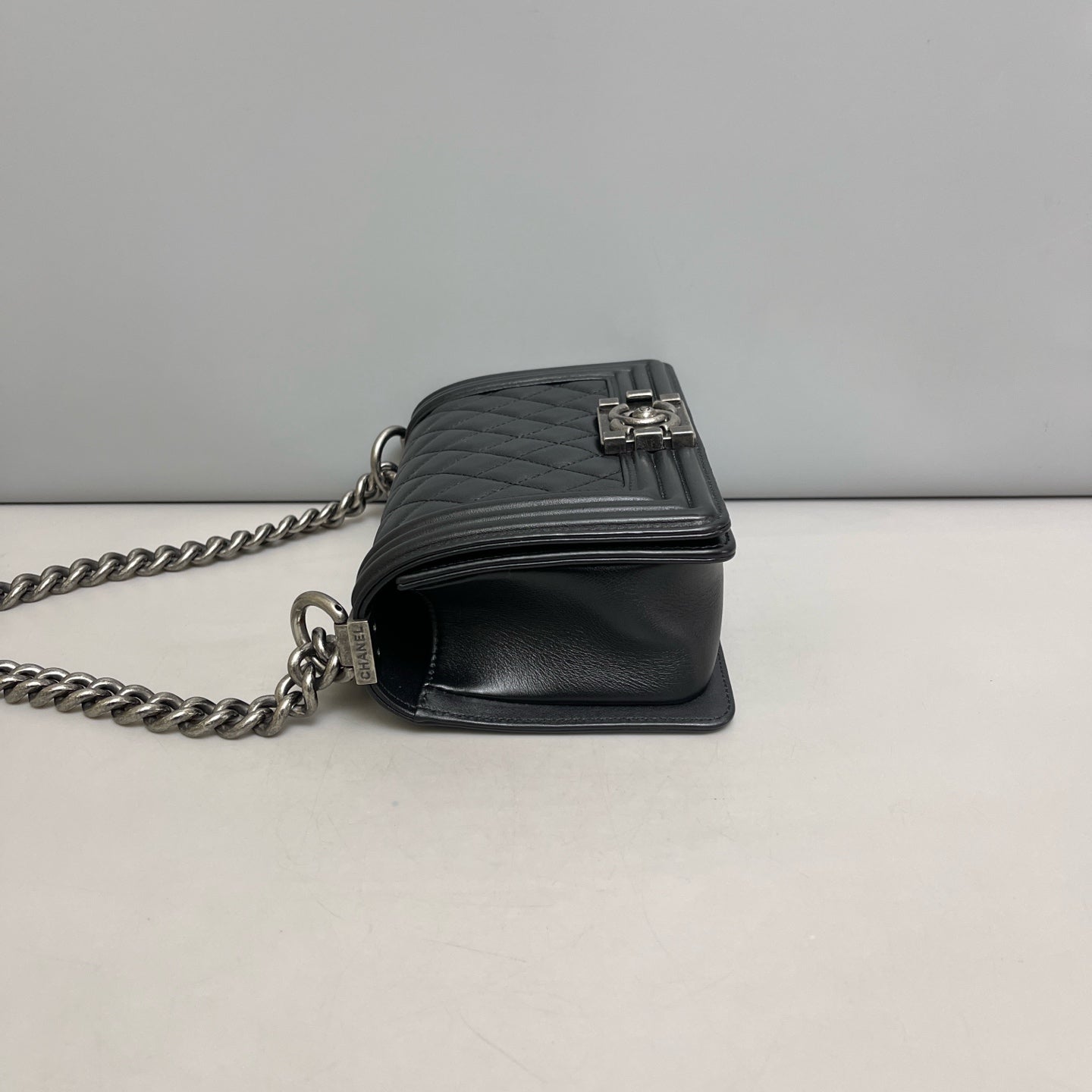 Chanel - Le Boy - Leather - Black - (small)