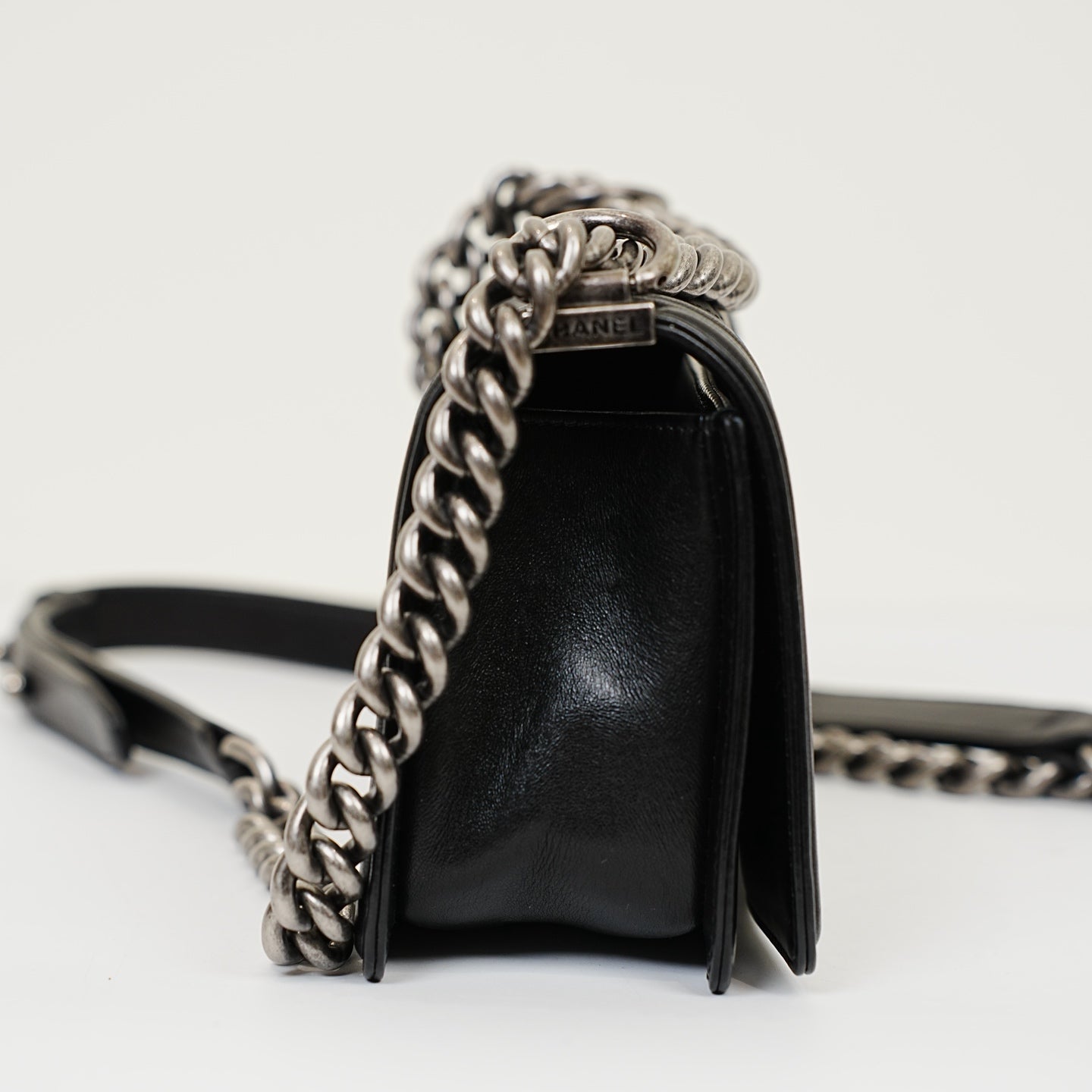 Chanel - Le Boy - Leather - Black - (small)