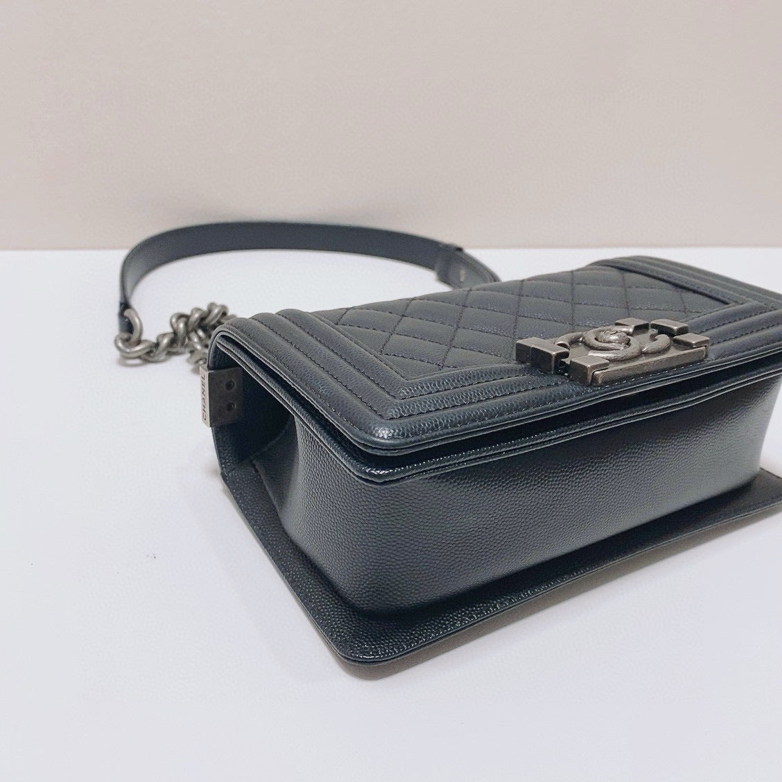 Chanel - Le Boy - Leather - Black - (small)