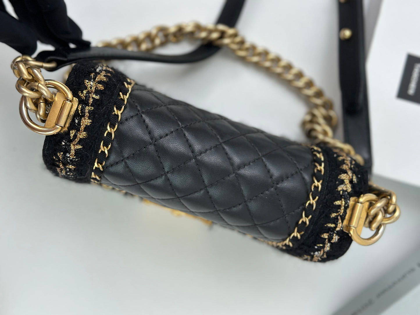 Chanel - Le Boy - Leather - Black - (small)