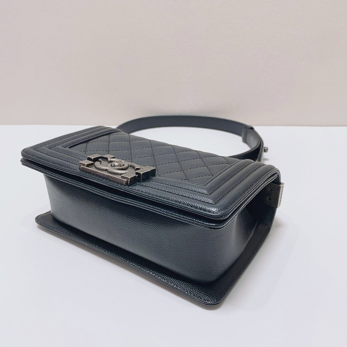 Chanel - Le Boy - Leather - Black - (small)