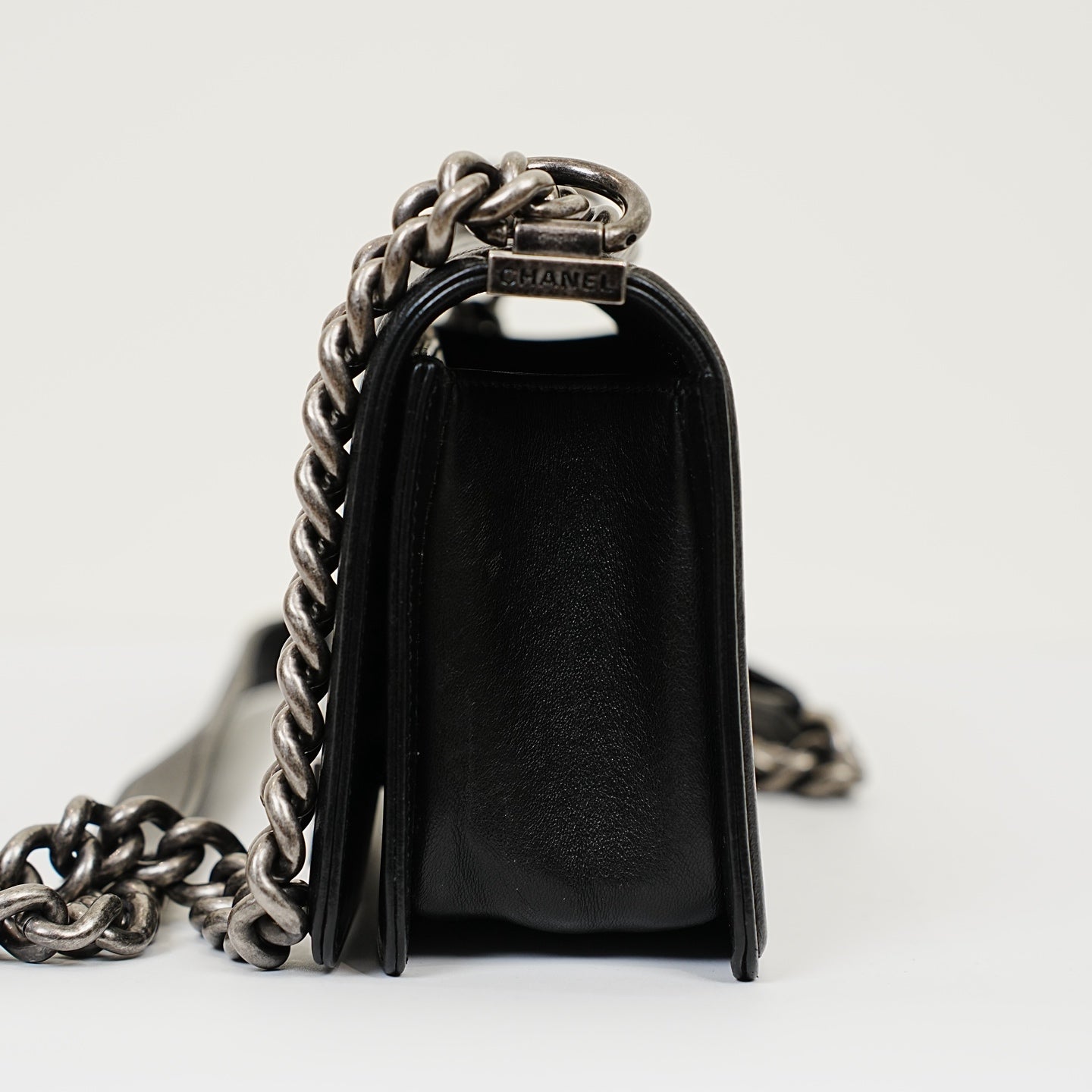 Chanel - Le Boy - Leather - Black - (small)