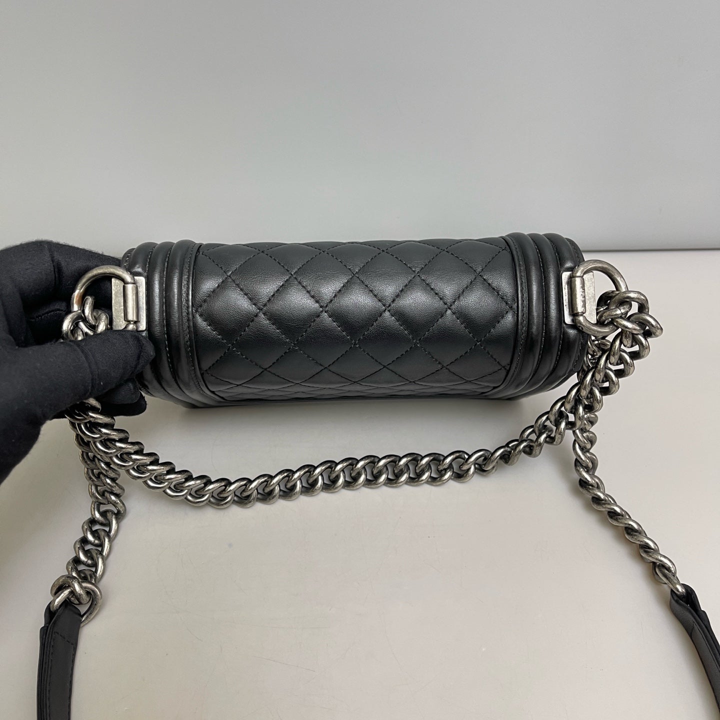 Chanel - Le Boy - Leather - Black - (small)