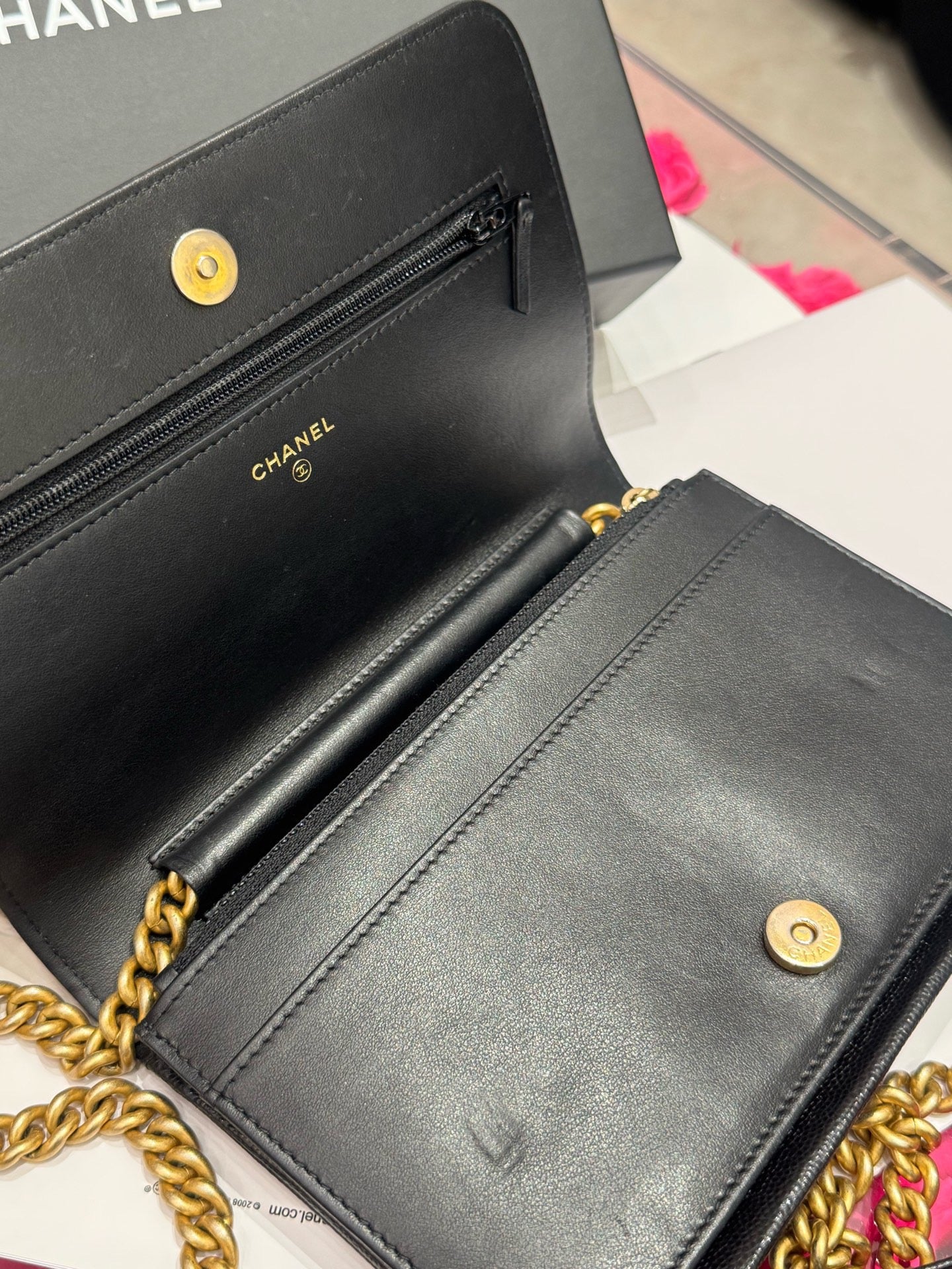 Chanel - Le Boy - Leather - Black - (Small)