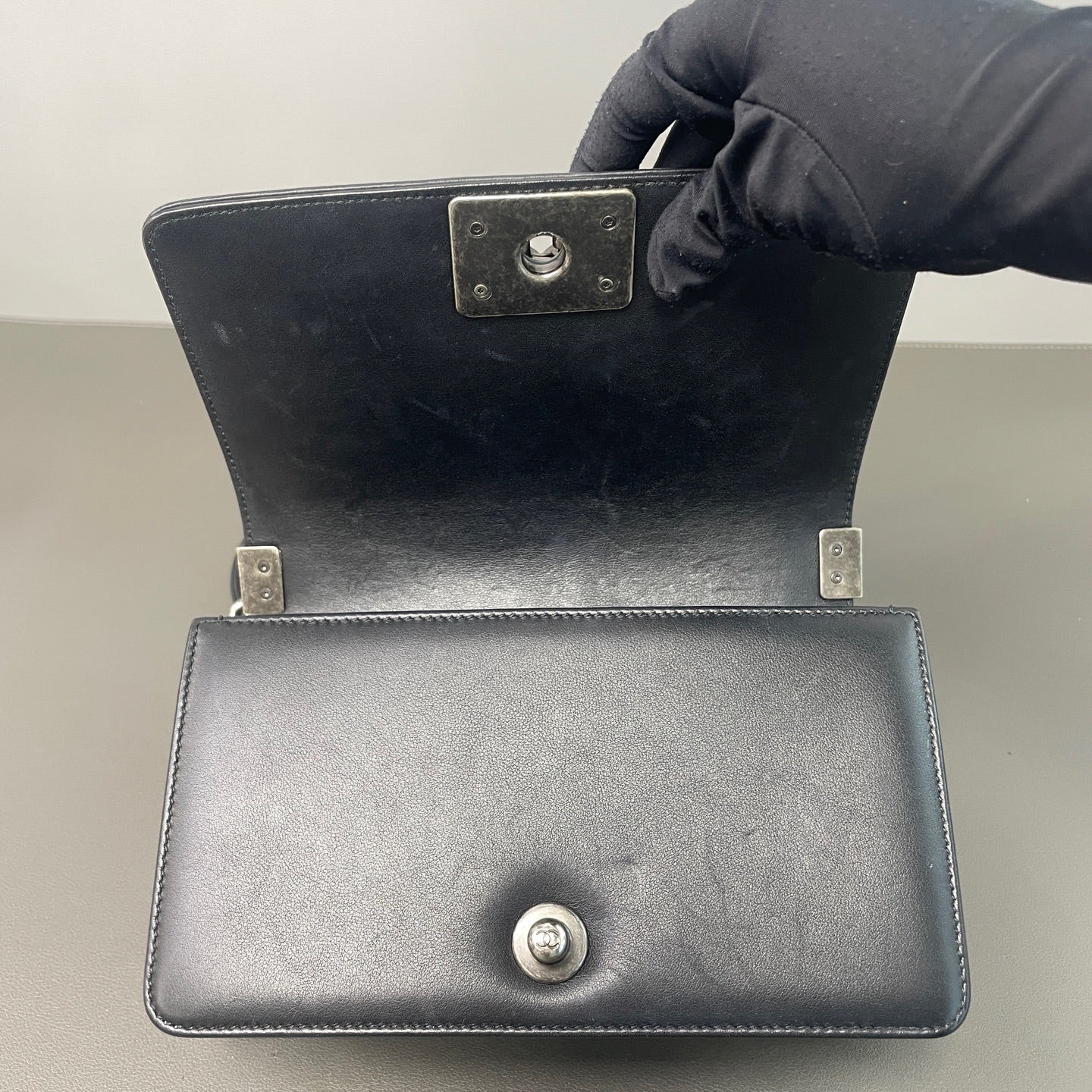 Chanel - Le Boy - Leather - Black - (small)