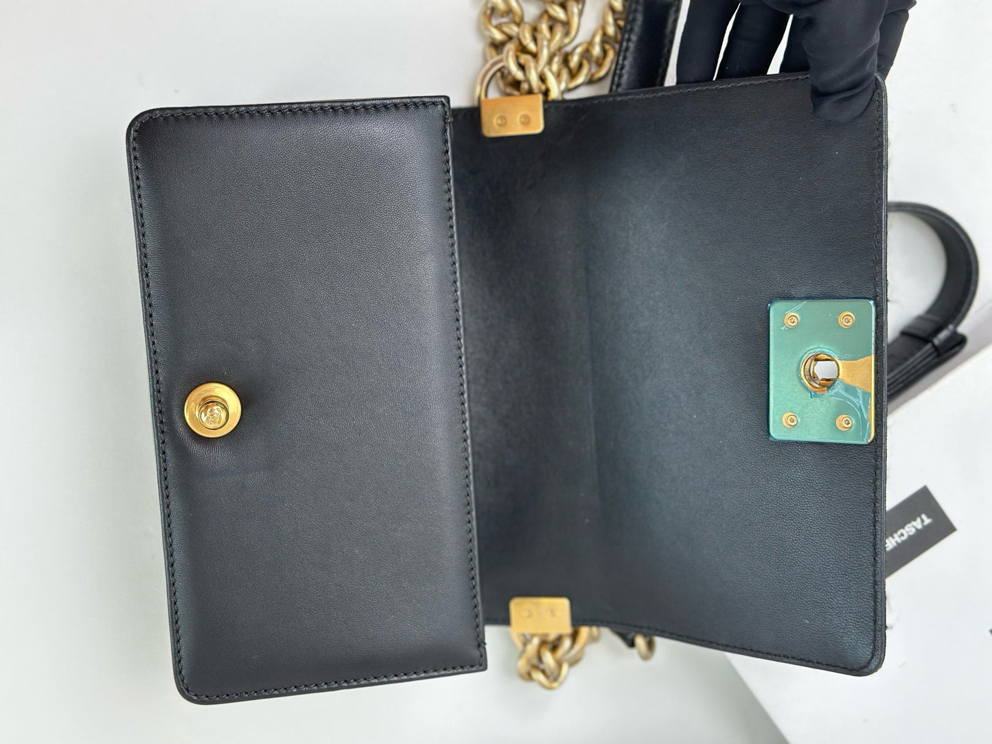 Chanel - Le Boy - Leather - Black - (small)