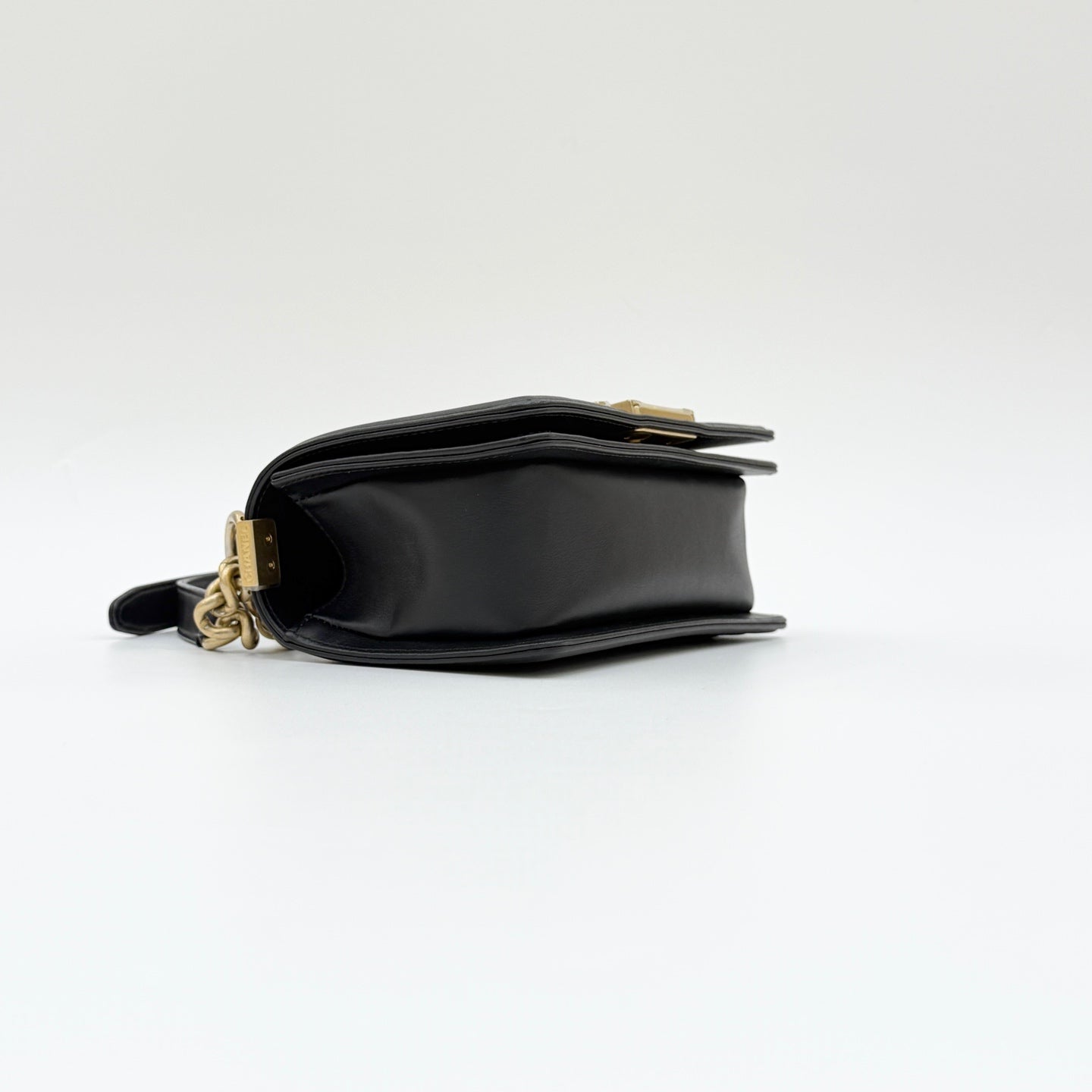 Chanel - Le Boy - Leather - Black - (small)