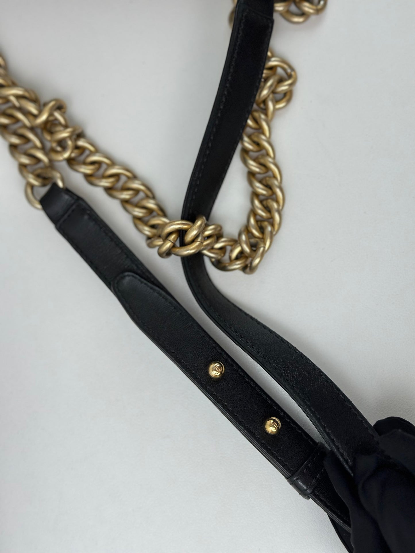 Chanel - Le Boy - Leather - Black - (small)
